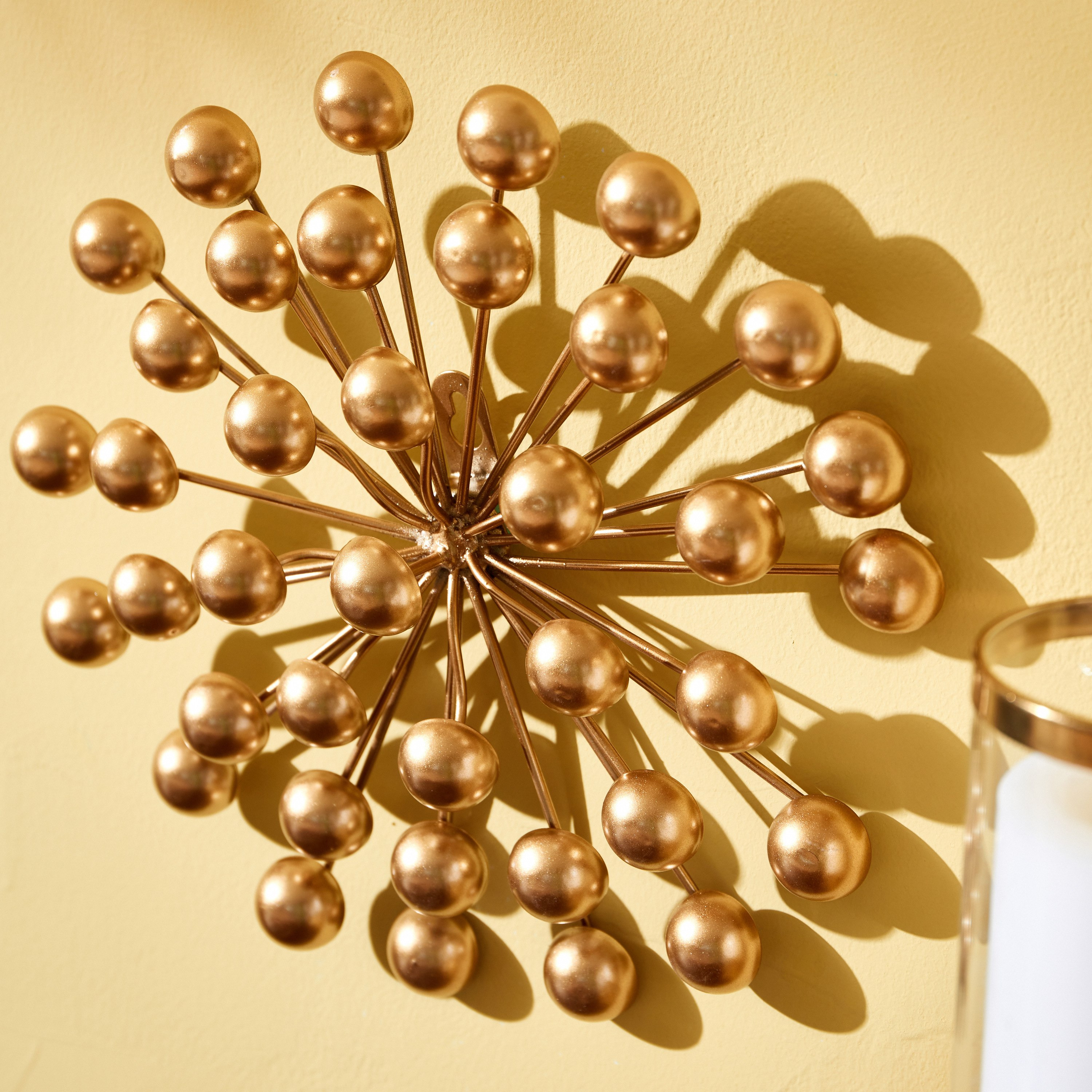 Adora Metal Cosmic Spheres Wall Decor - 26x6x26 cm-hbxlivingroom-walldecor-wallart-image-2