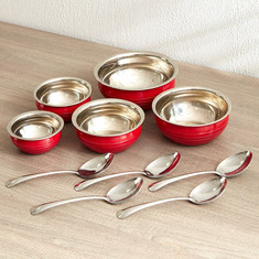 Premia 10-Piece Stainless Steel Serving Set