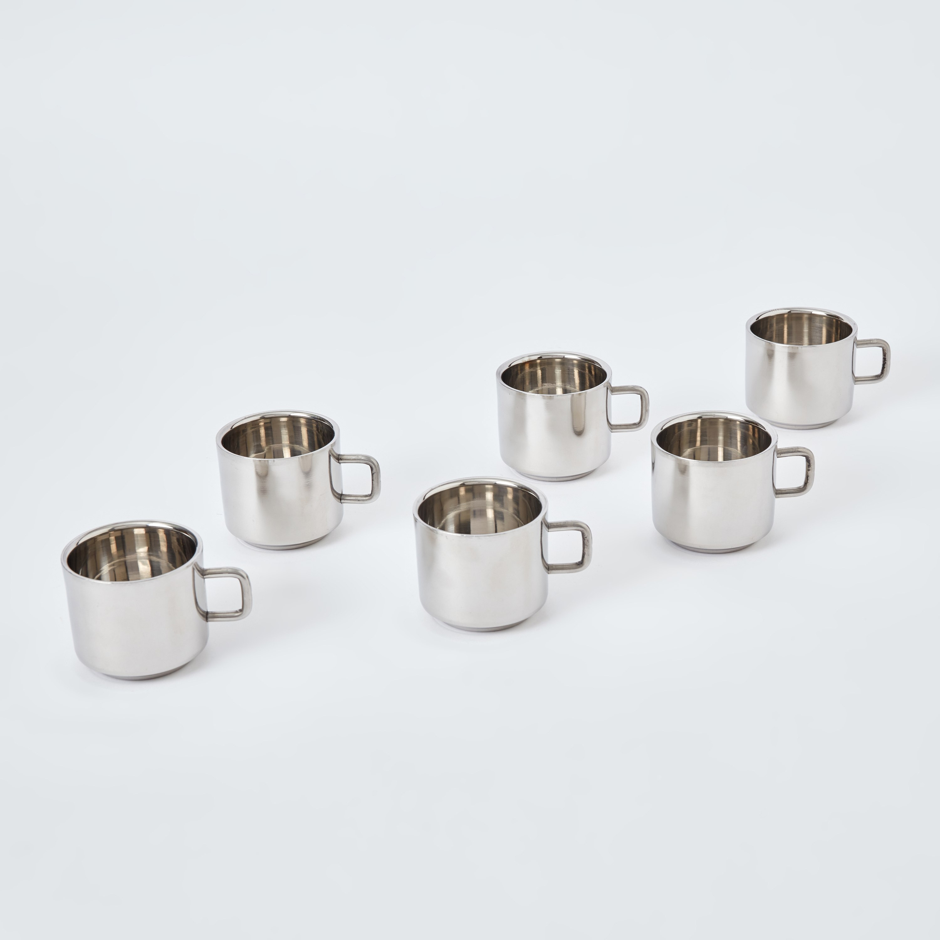 طقم مجات ستانليس ستيل بجدار مزدوج من بريميا - 6 قطع-hbxhomeware-diningandtabletop-coffeeandteasets-image-7