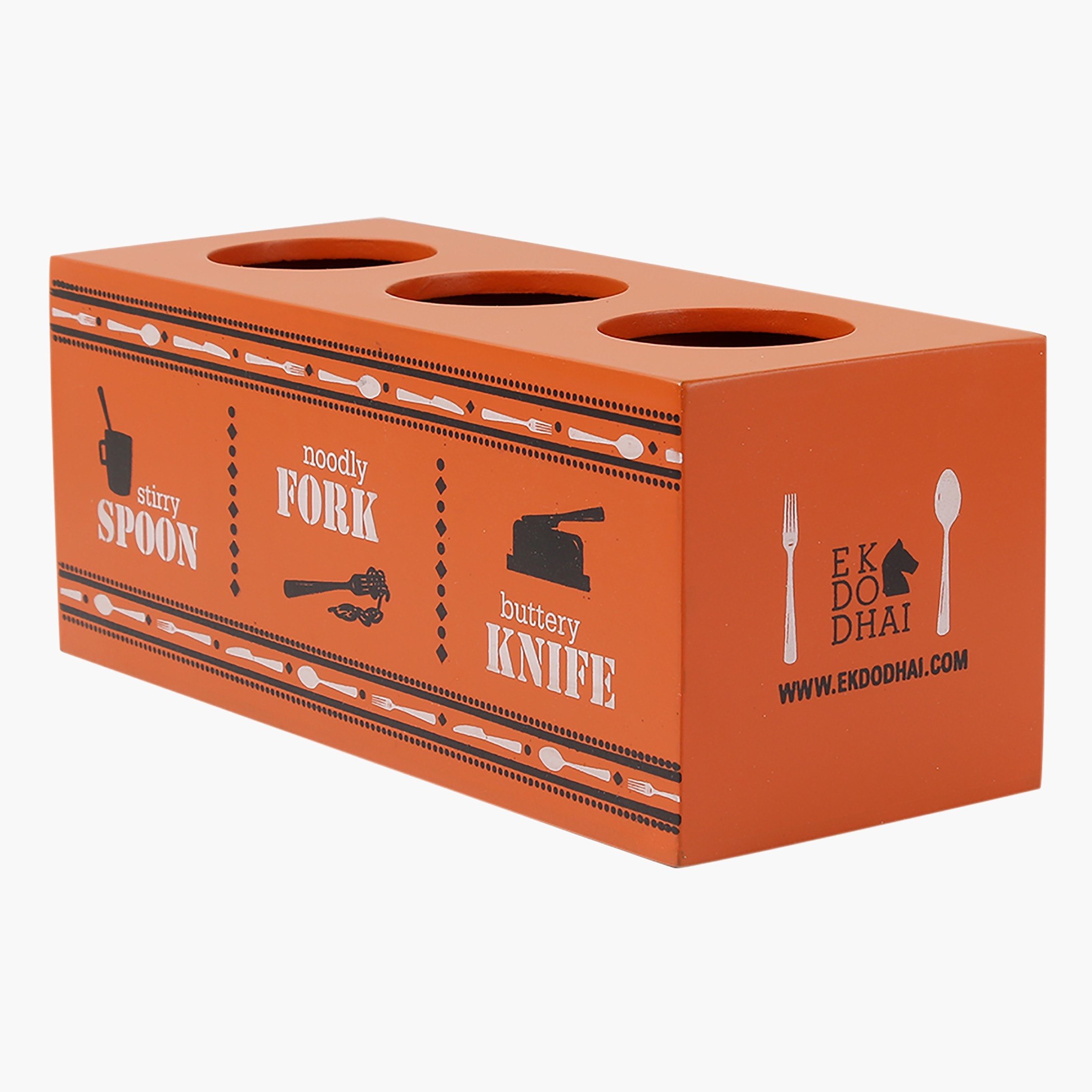 Indie Vibe Cutlery Holder - 21.9x8.9x8.9 cm-hbxhomeware-hbxkitchen-image-3