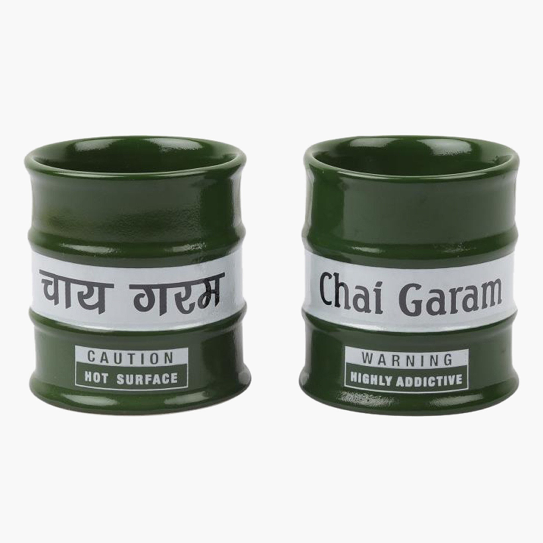 Indie Vibe 2-Piece Barrel Chai Glass Set - 280 ml-hbxhomeware-hbxkitchen-image-2
