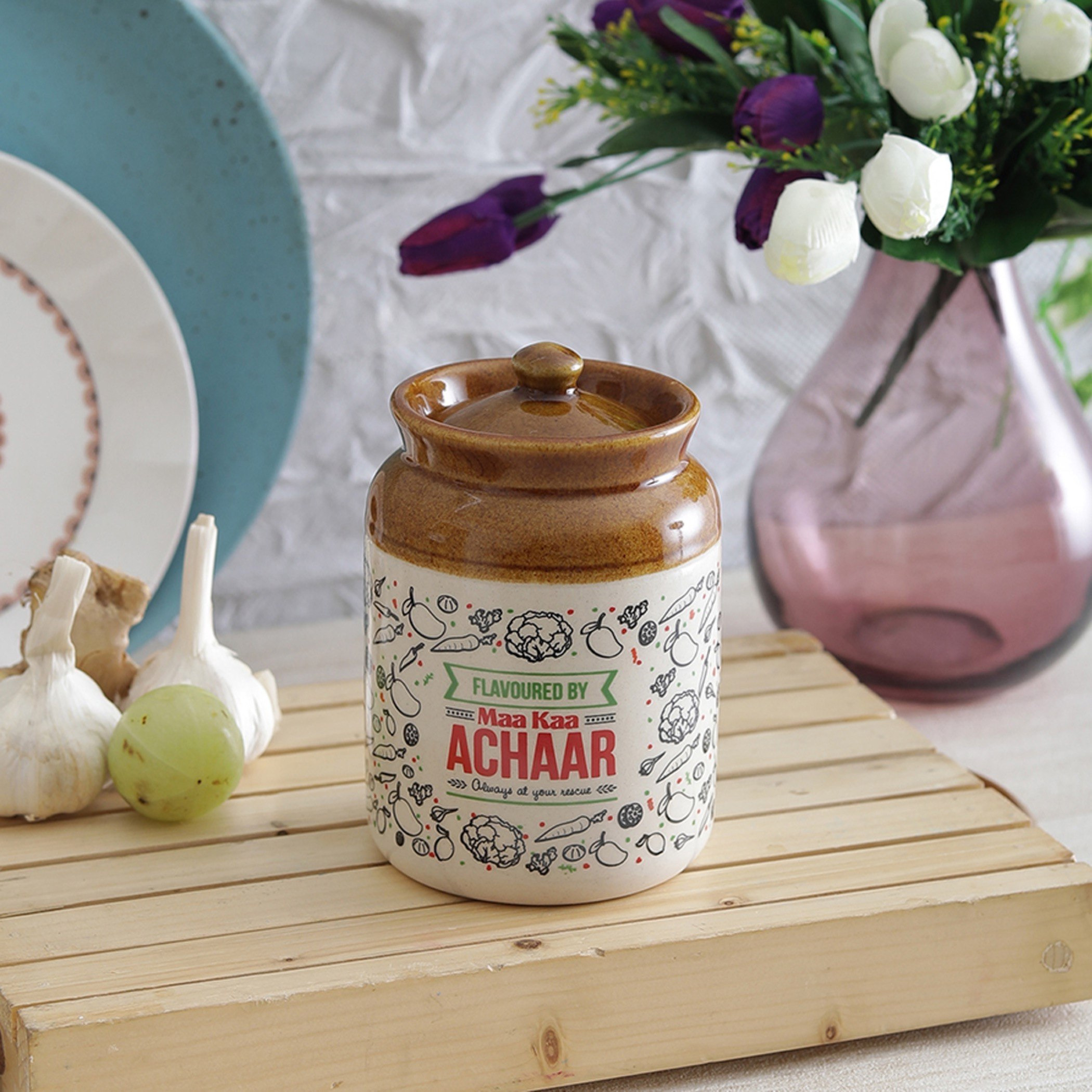 جرة تخزين مخلل من إندي فايب- 600 مل-hbxdecorandfurnishings-tabletop-serveware-image-1