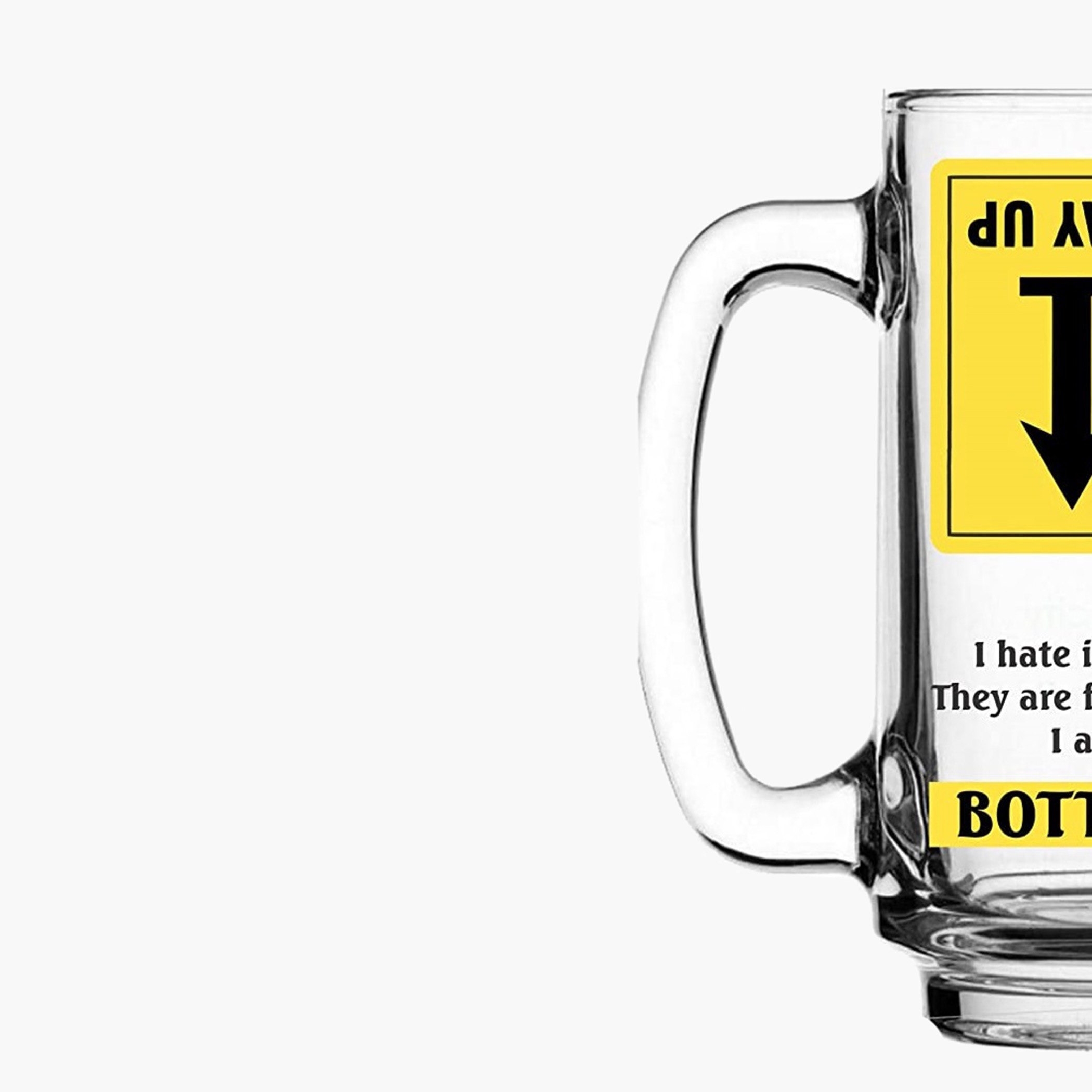 Indie Vibe Bottoms Up Beer Mug - 360 ml-hbxhomeware-hbxkitchen-image-2