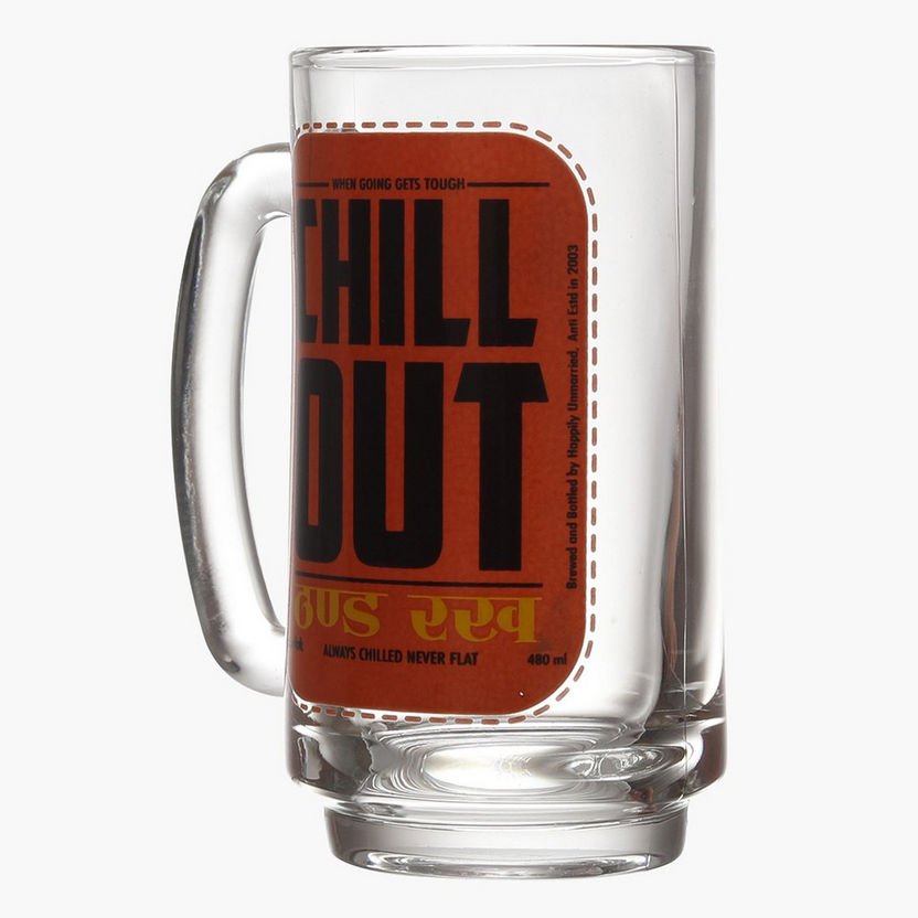 Indie Vibe Chill Out Beer Mug - 360 ml-Coffee and Tea Sets-image-2