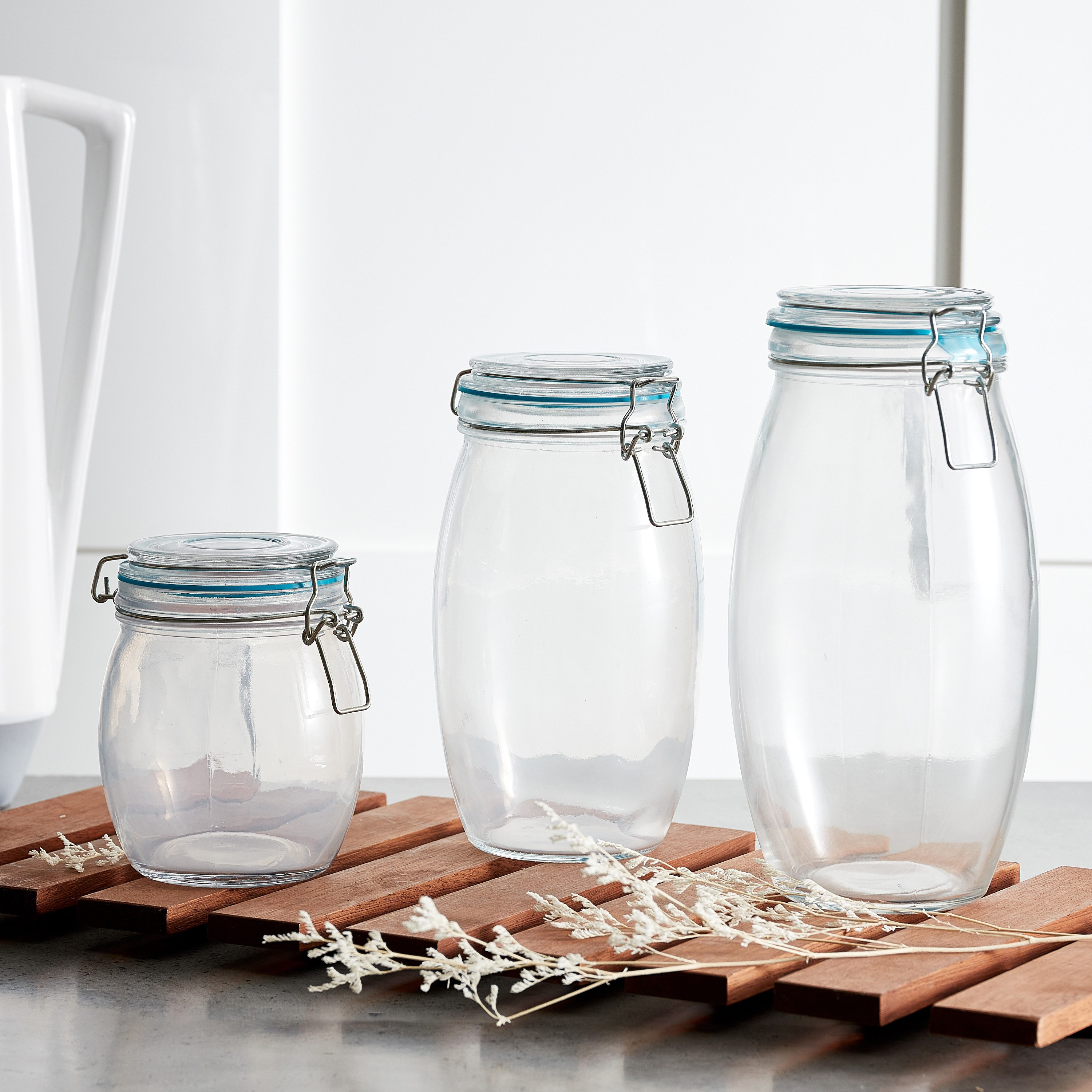 طقم برطمانات زجاجية 3 قطع بأغطية من أكورد-hbxhomeware-hbxkitchen-image-2