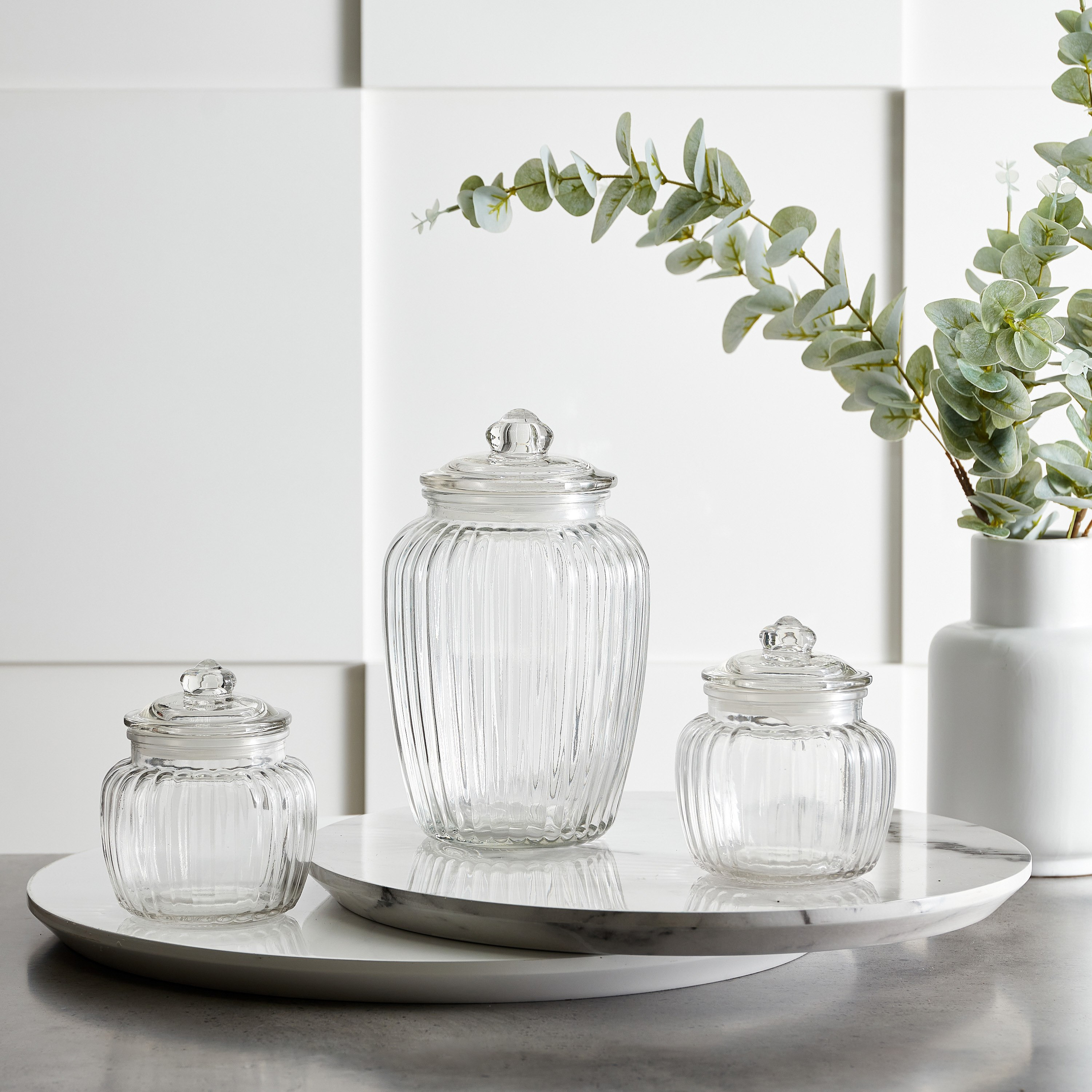 طقم حاويات زجاجية 3 قطع بأغطية من أكورد ويندسيرا-hbxhomeware-hbxkitchen-image-4