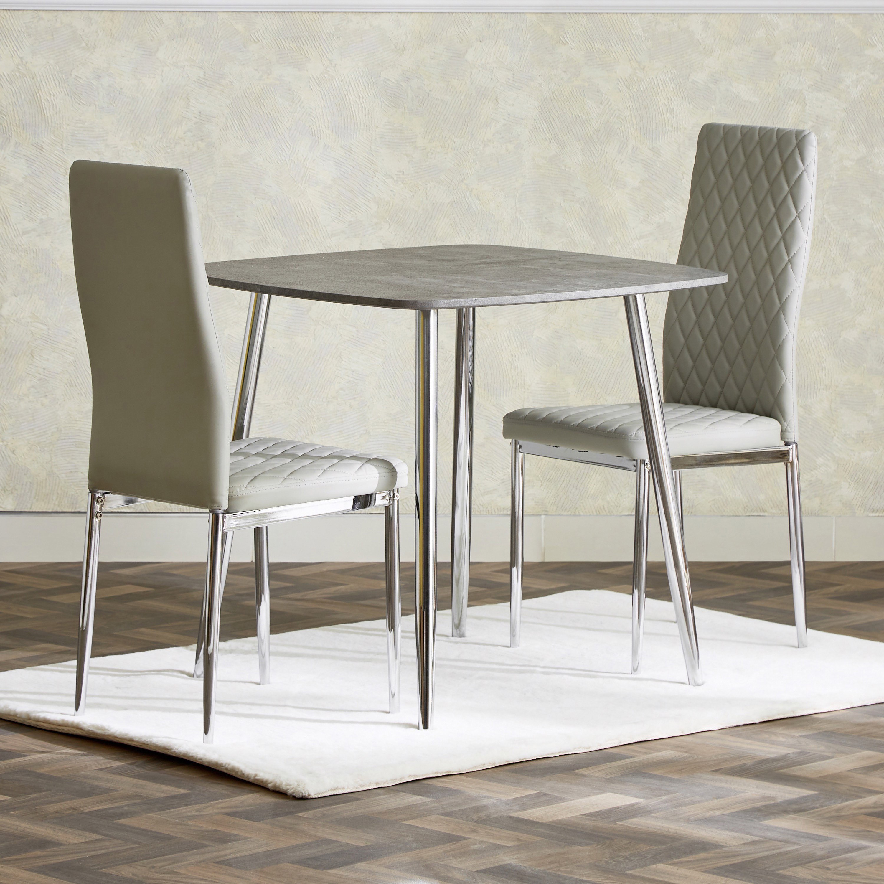 Glass dining deals table 2 seater