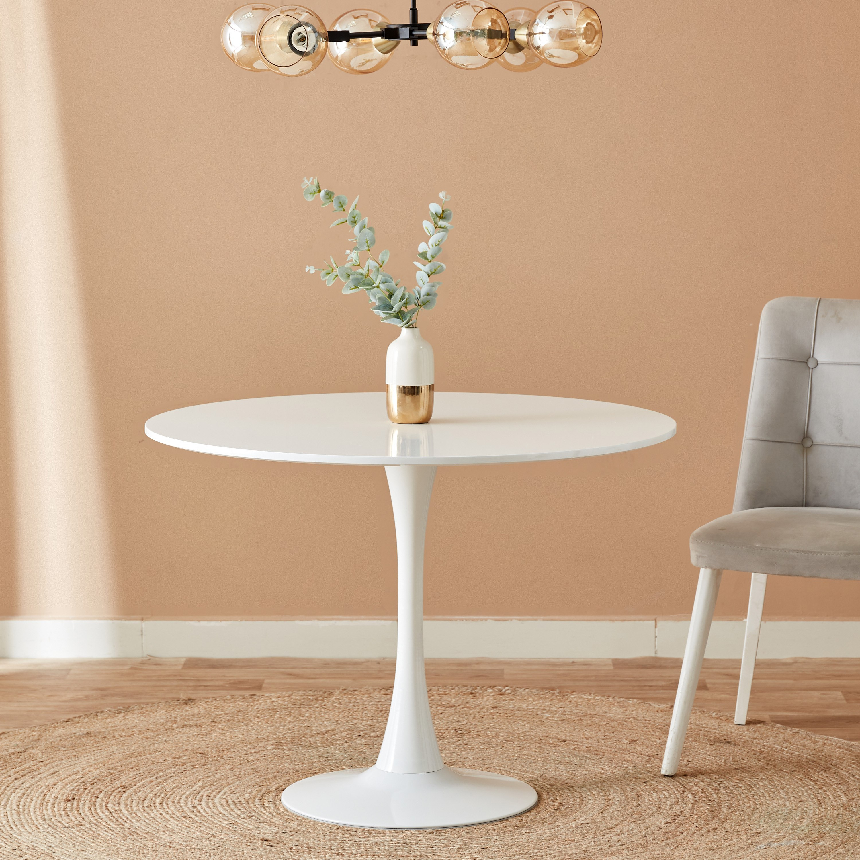 طاولة سفرة مستديرة 4 مقاعد من إلفيس-hbxfurniture-diningtablesandsets-diningtables-fourseater-image-5