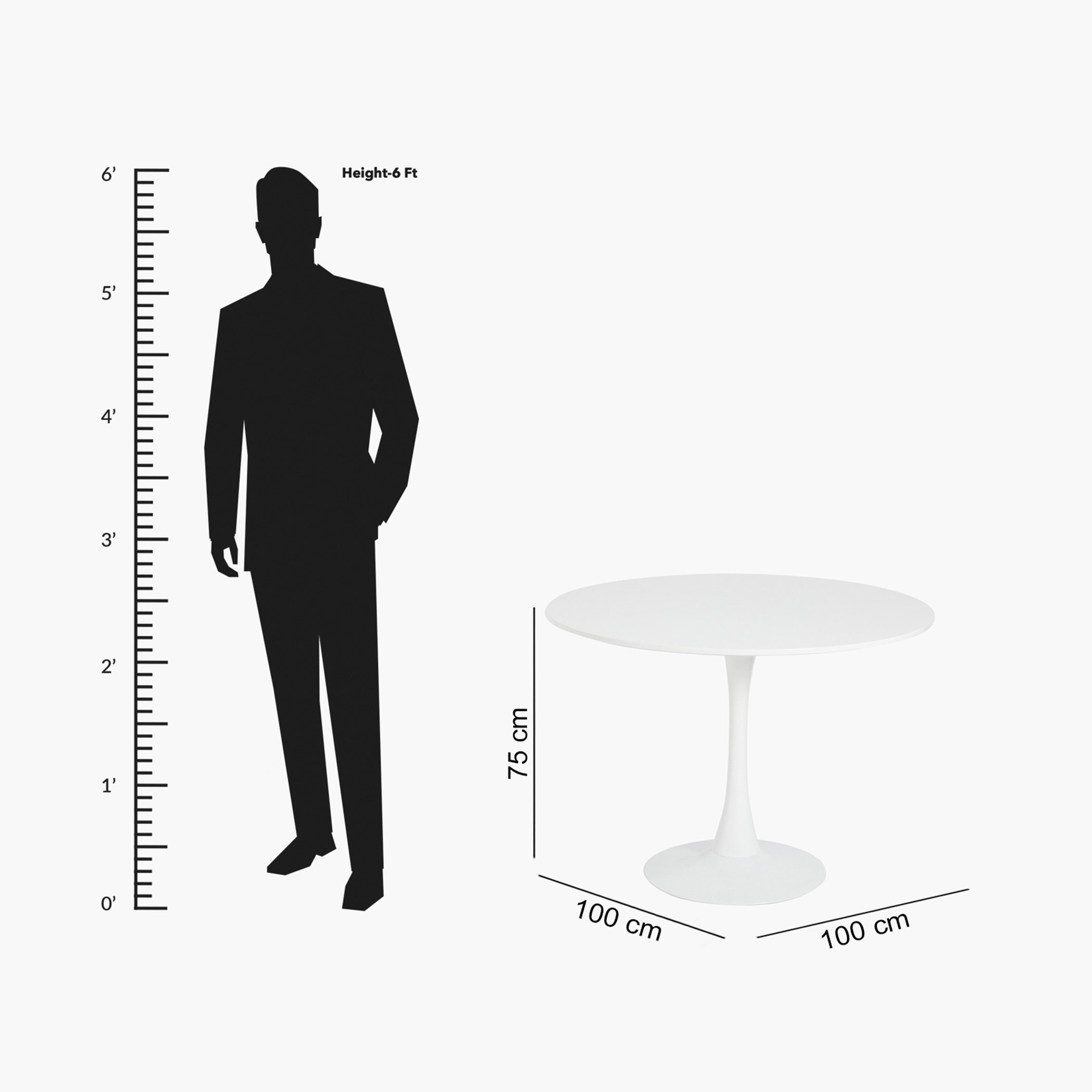 طاولة سفرة مستديرة 4 مقاعد من إلفيس-hbxfurniture-diningtablesandsets-diningtables-fourseater-image-7