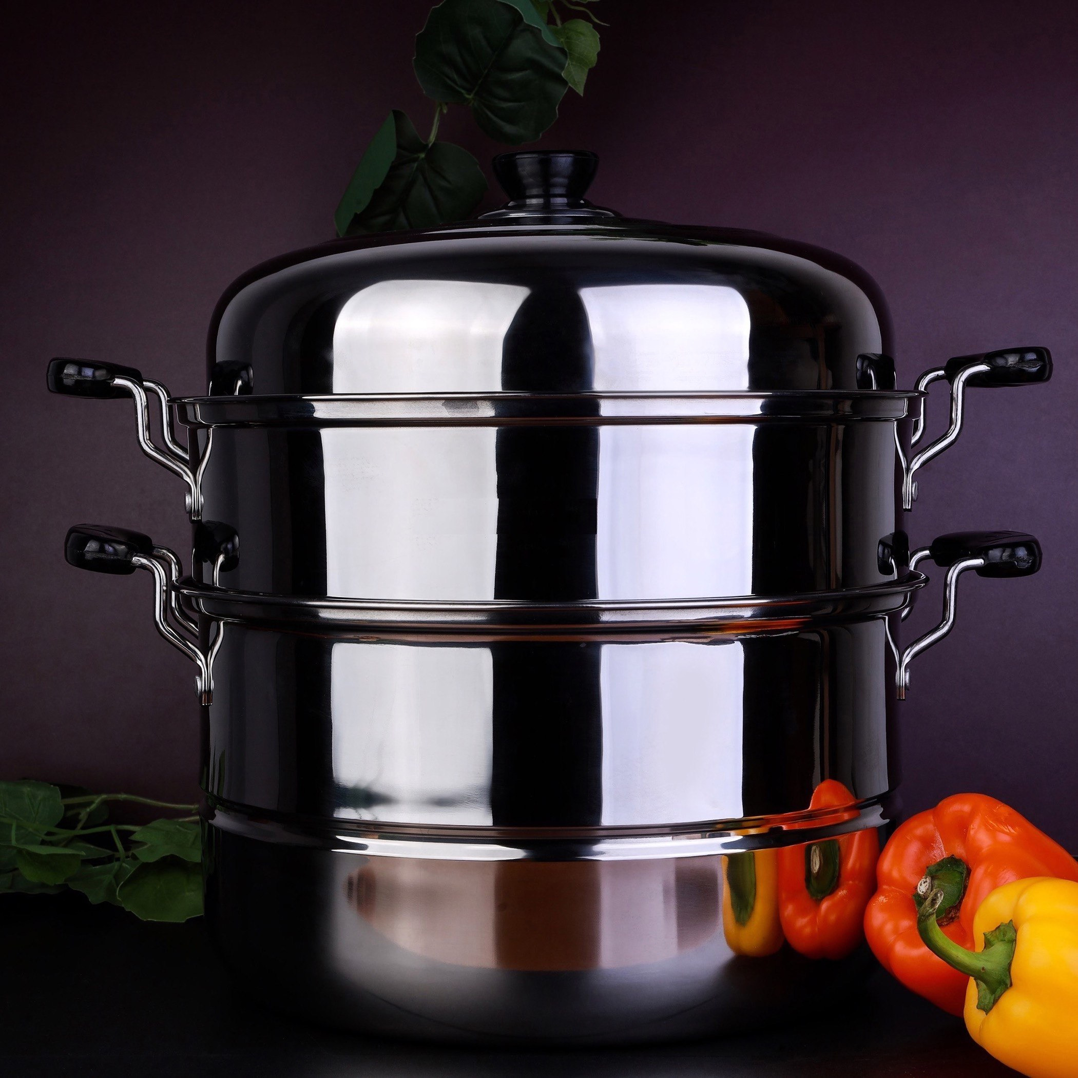 قدر بخاري طابقين من رويال - 30 سم-hbxkitchen-kitchenware-foodpreparation-image-1