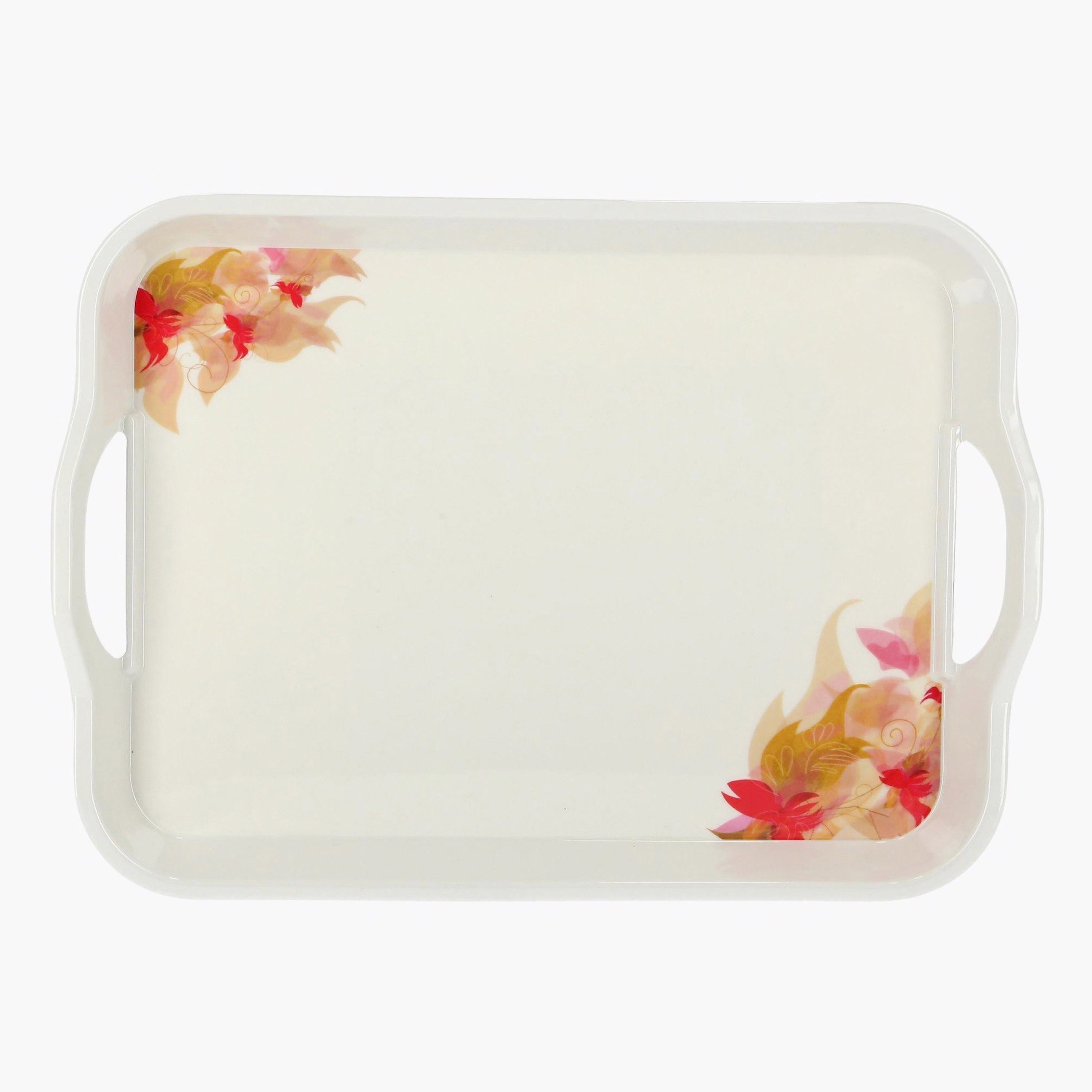صينية تقديم ميلامين بتصميم زهور الكرنفال ومقابض من رويال - 38 سم-hbxhomeware-hbxkitchen-image-3