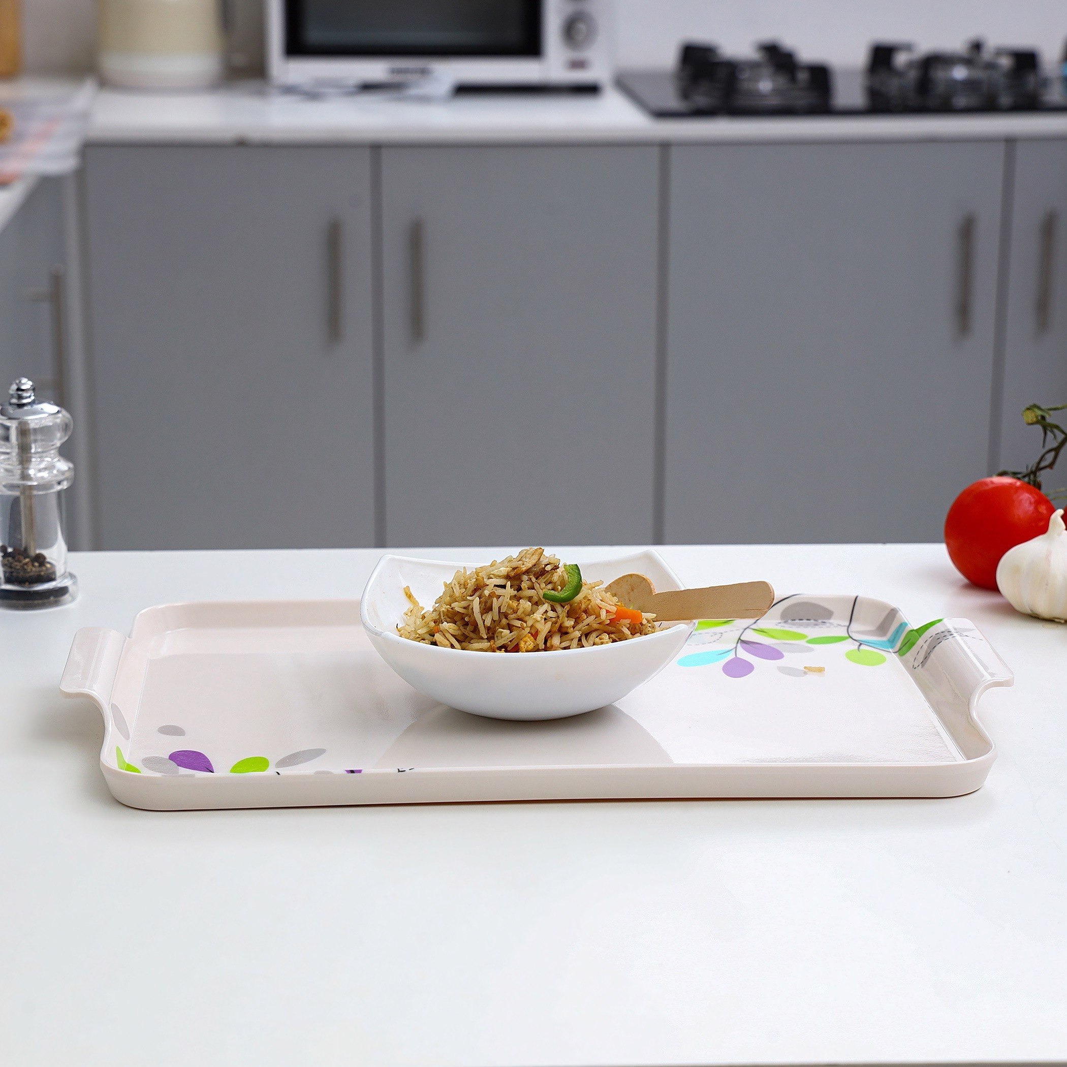 صينية تقديم ميلامين من رويال - 38.4x23.8x1.7 سم-hbxhomeware-hbxkitchen-image-2