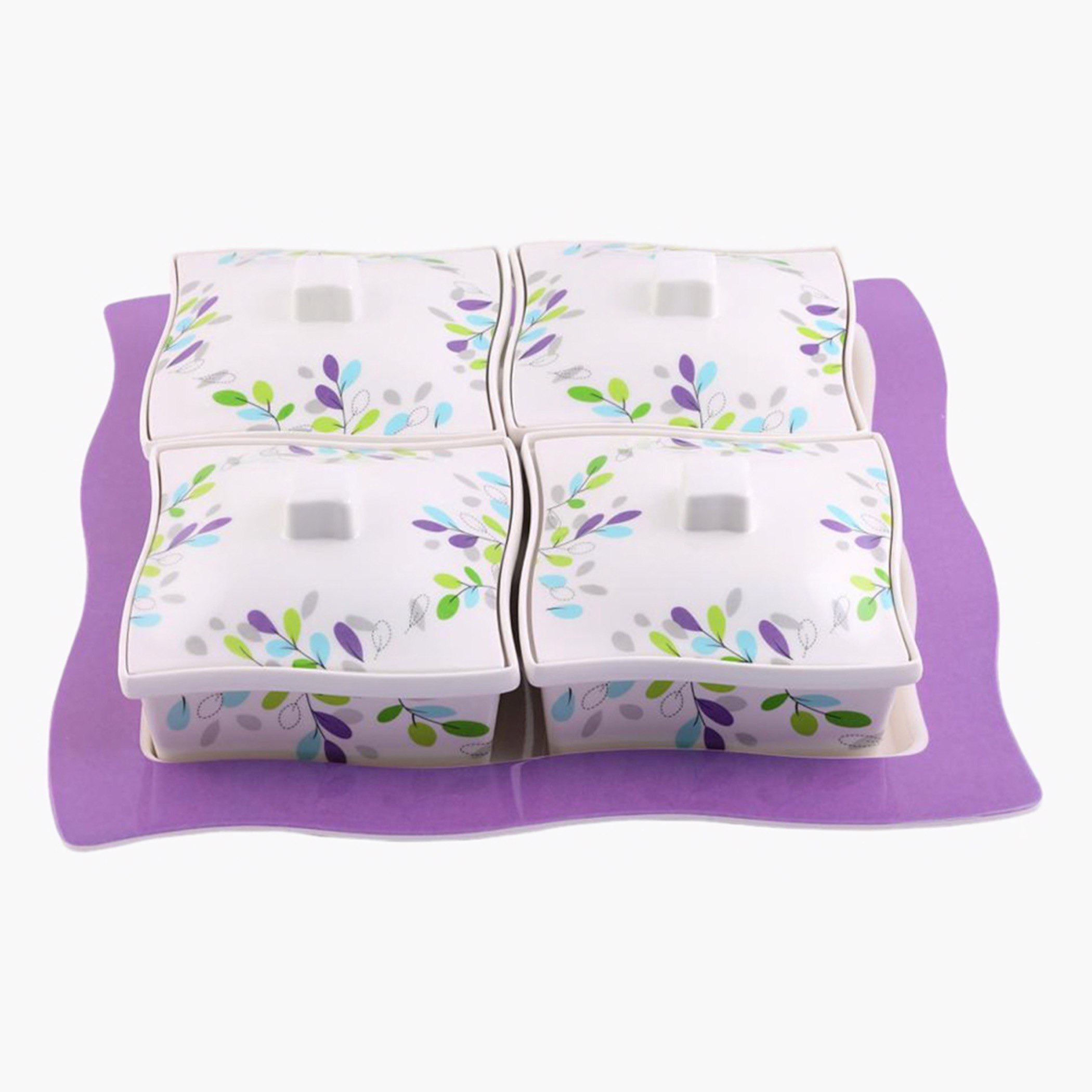 طقم صحون تقديم ميلامين 5 قطع من رويال-hbxdecorandfurnishings-tabletop-crockery-image-1