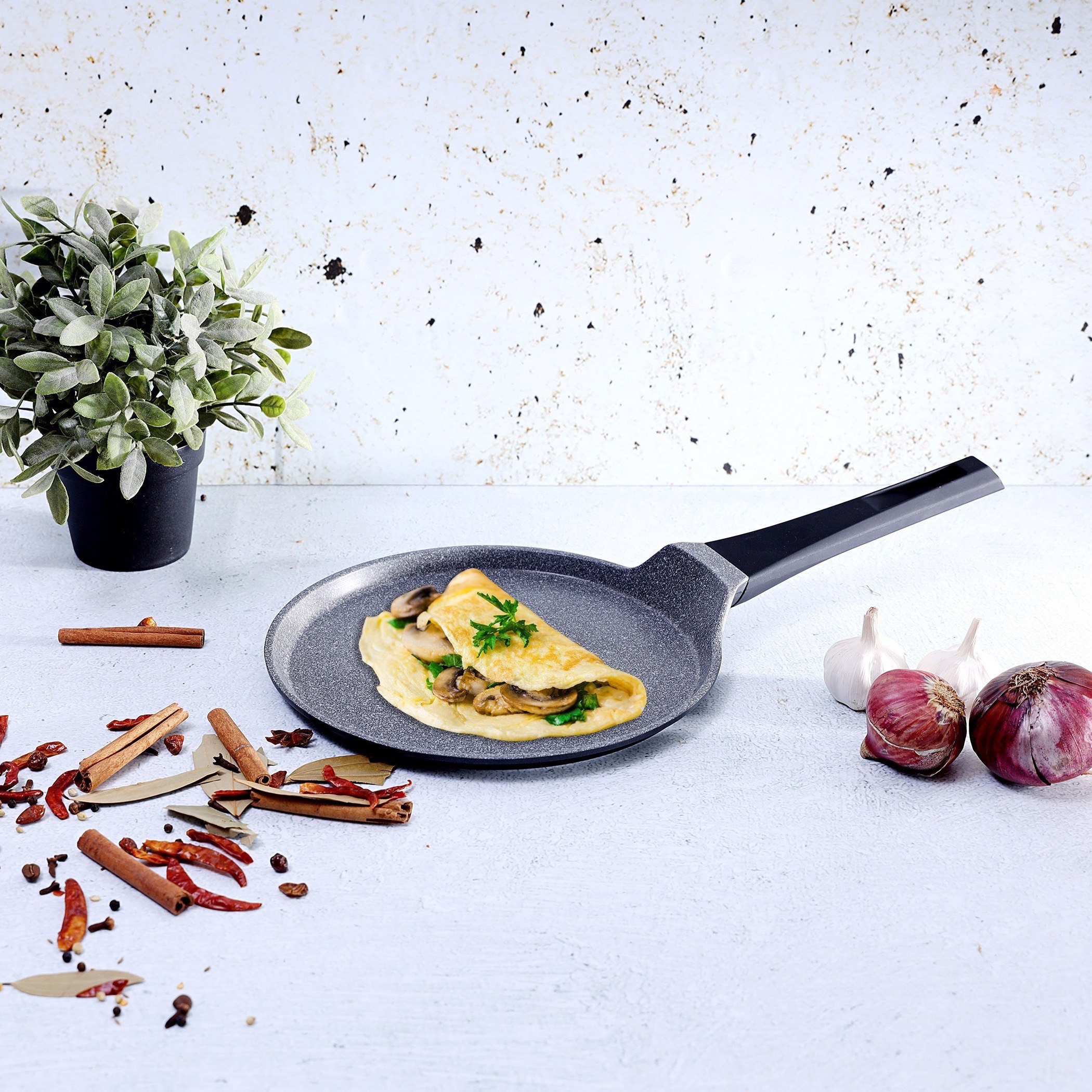Royal Non-Stick Die-Cast Crepe Tawa - 25 cm-hbxkitchen-kitchenware-foodpreparation-image-1