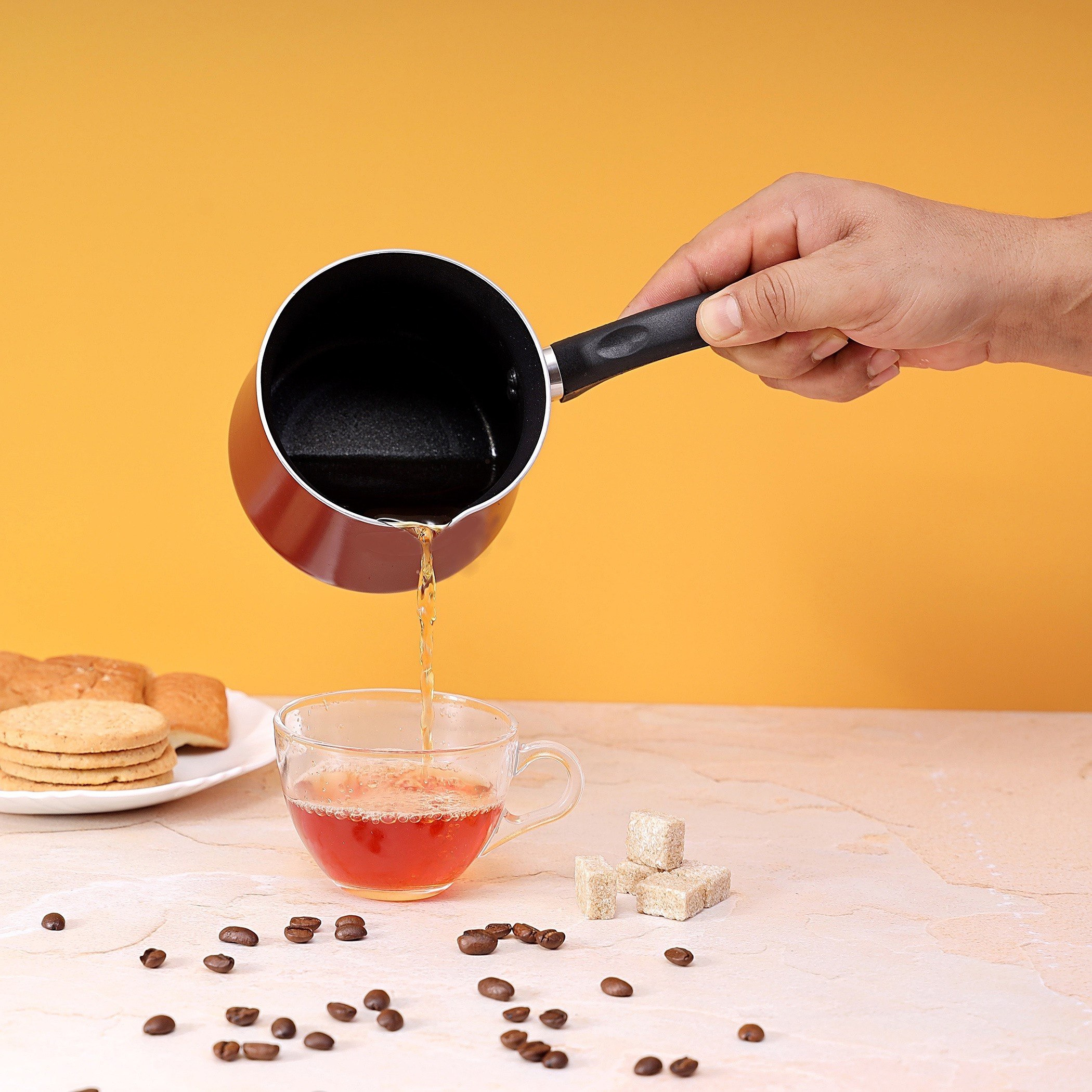 مسخن قهوة غير قابل للالتصاق من رويال - 430 مل-hbxkitchen-kitchenware-foodpreparation-image-1