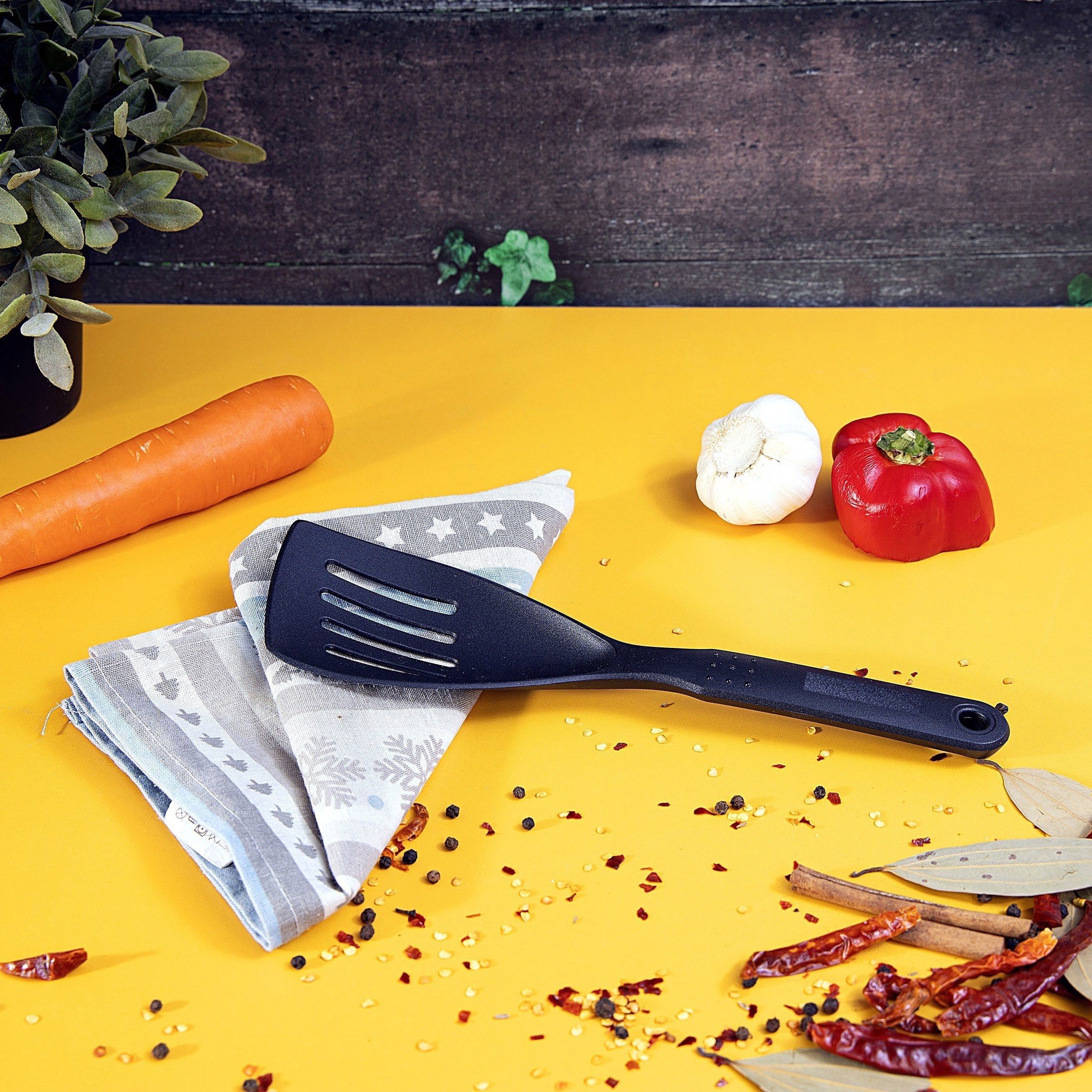 ملعقة مسطحة نايلون بفتحات من رويال - 27.8x8x1 سم-hbxhomeware-hbxkitchen-image-2