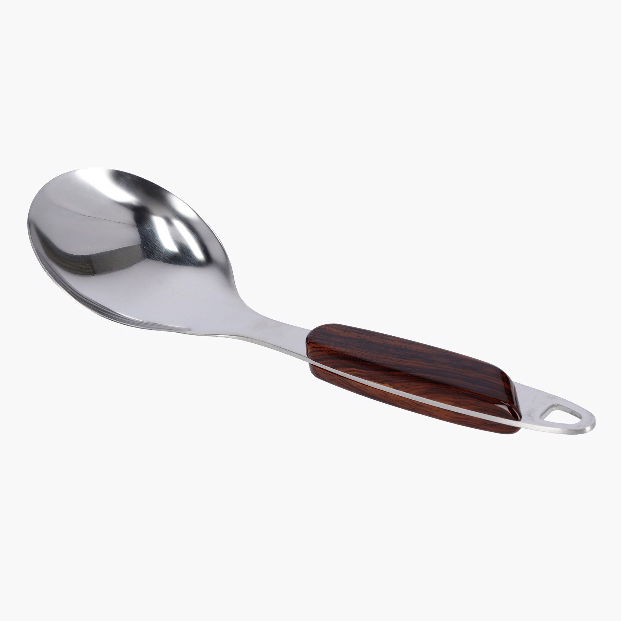 Royal Stainless Steel Rice Spoon with Wooden Handle-hbxhomeware-hbxkitchen-image-3
