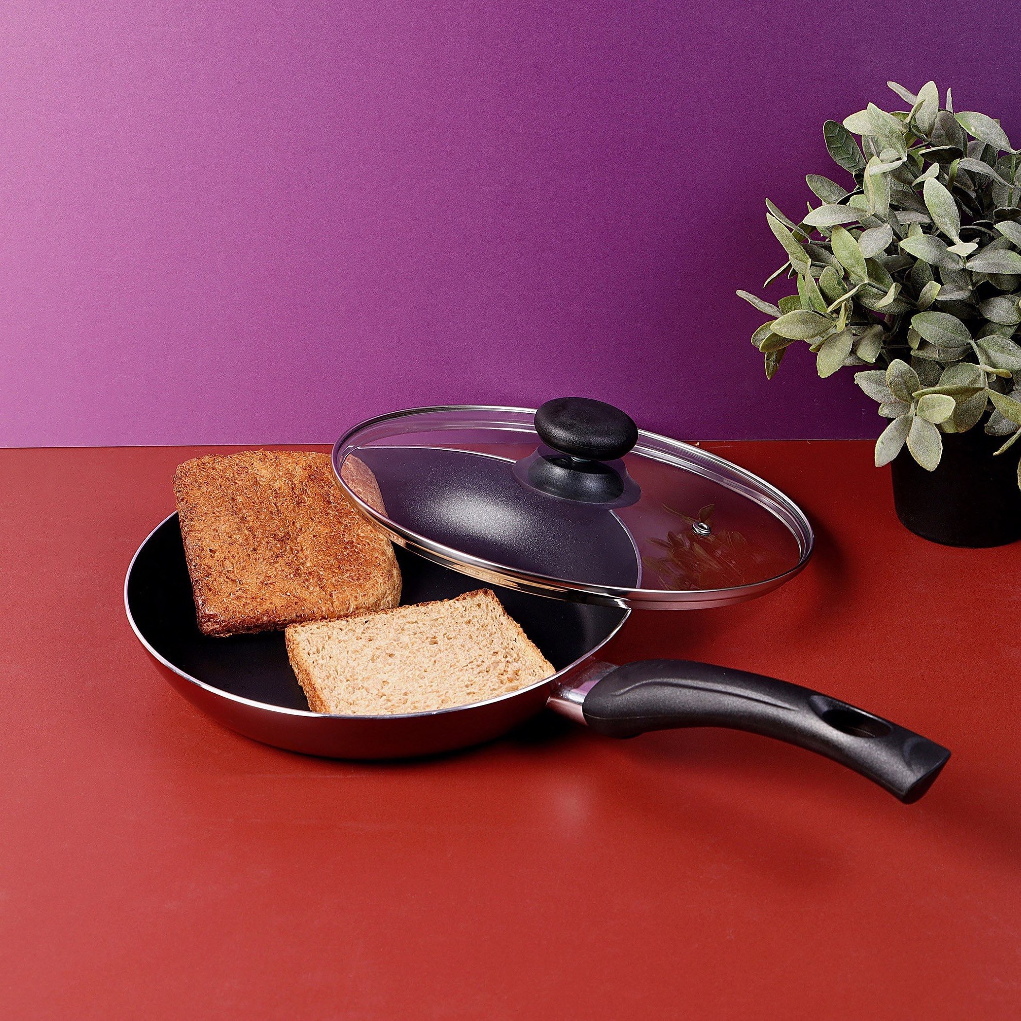 مقلاة بغطاء من رويال - 24 سم-hbxkitchen-kitchenware-foodpreparation-image-2