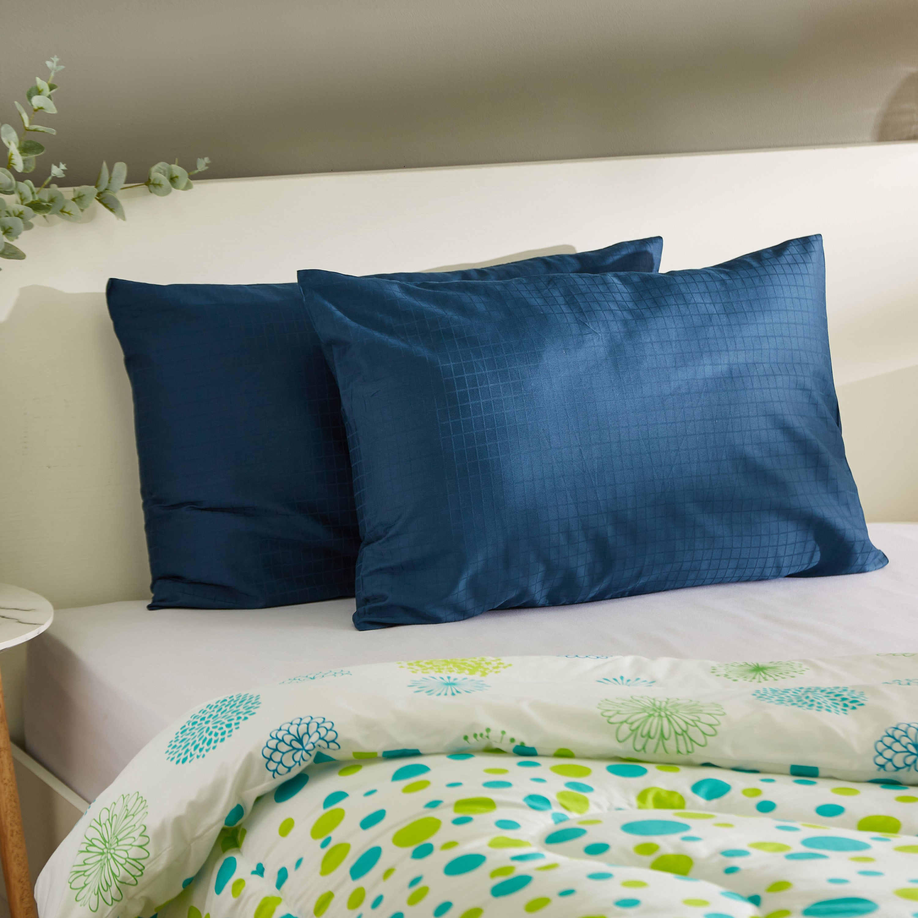 طقم غطاء وسادة قطن صندوق ساتن قطعتين من كامبريدج - 50x75 سم-hbxhomeware-hbxbedroom-image-1