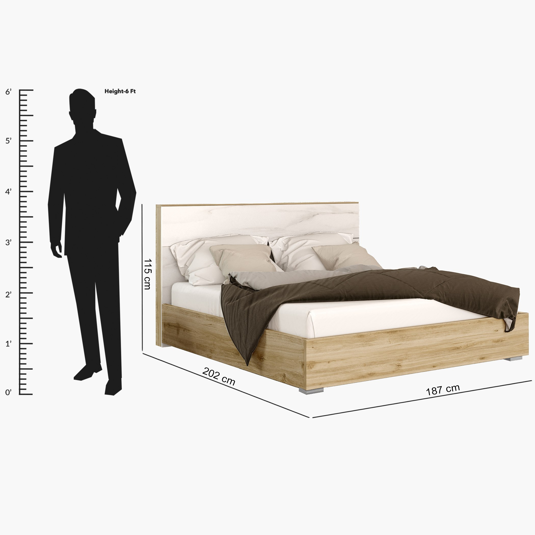 Alino 5-Piece King Bedroom Set - 180x200 cm-hbxbedroom-bedsandbedsets-bedroomsets-king-image-13