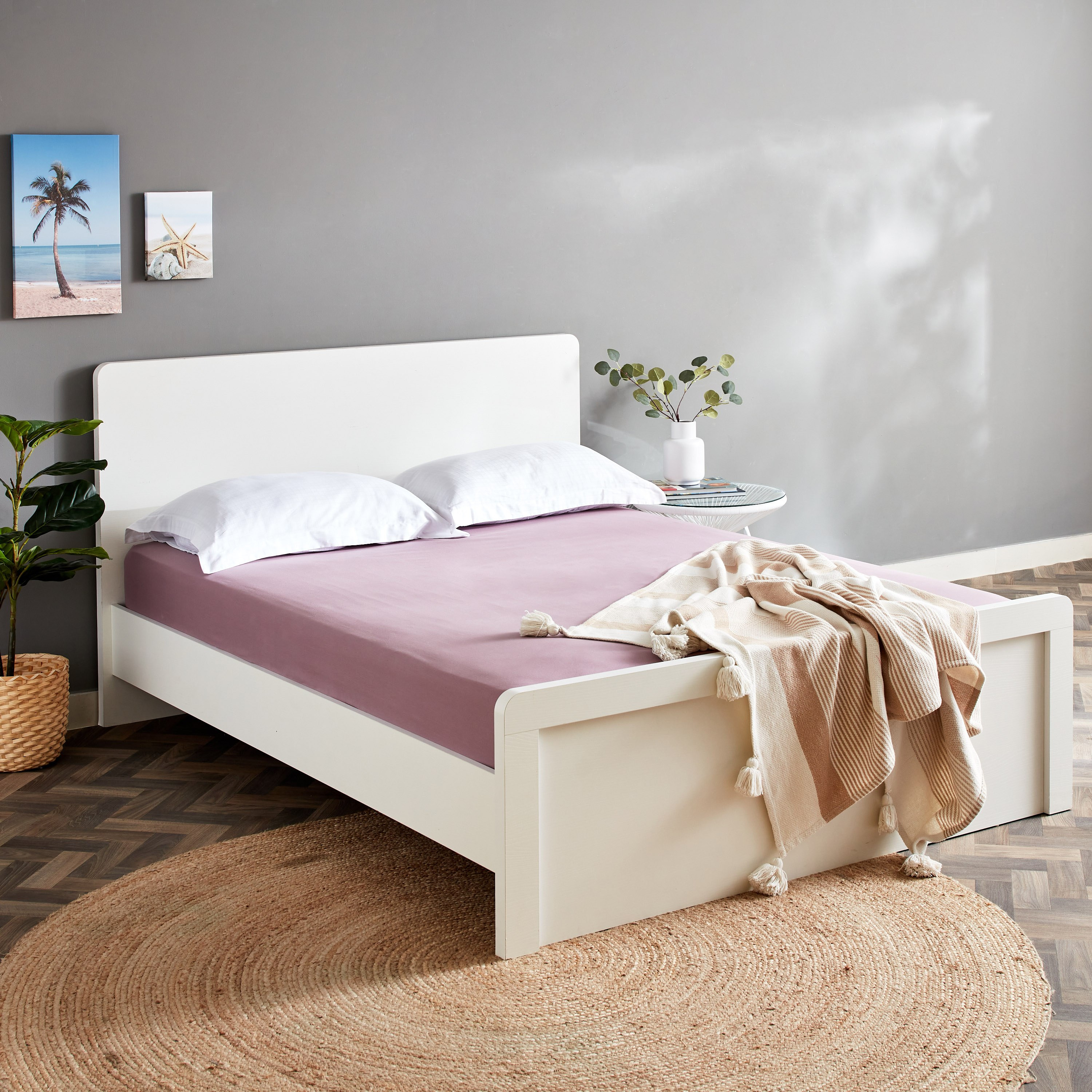 شرشف مسطح قطني كينج سادة من ويلينجتون - 260x240 سم-hbxhomeware-hbxbedroom-image-6