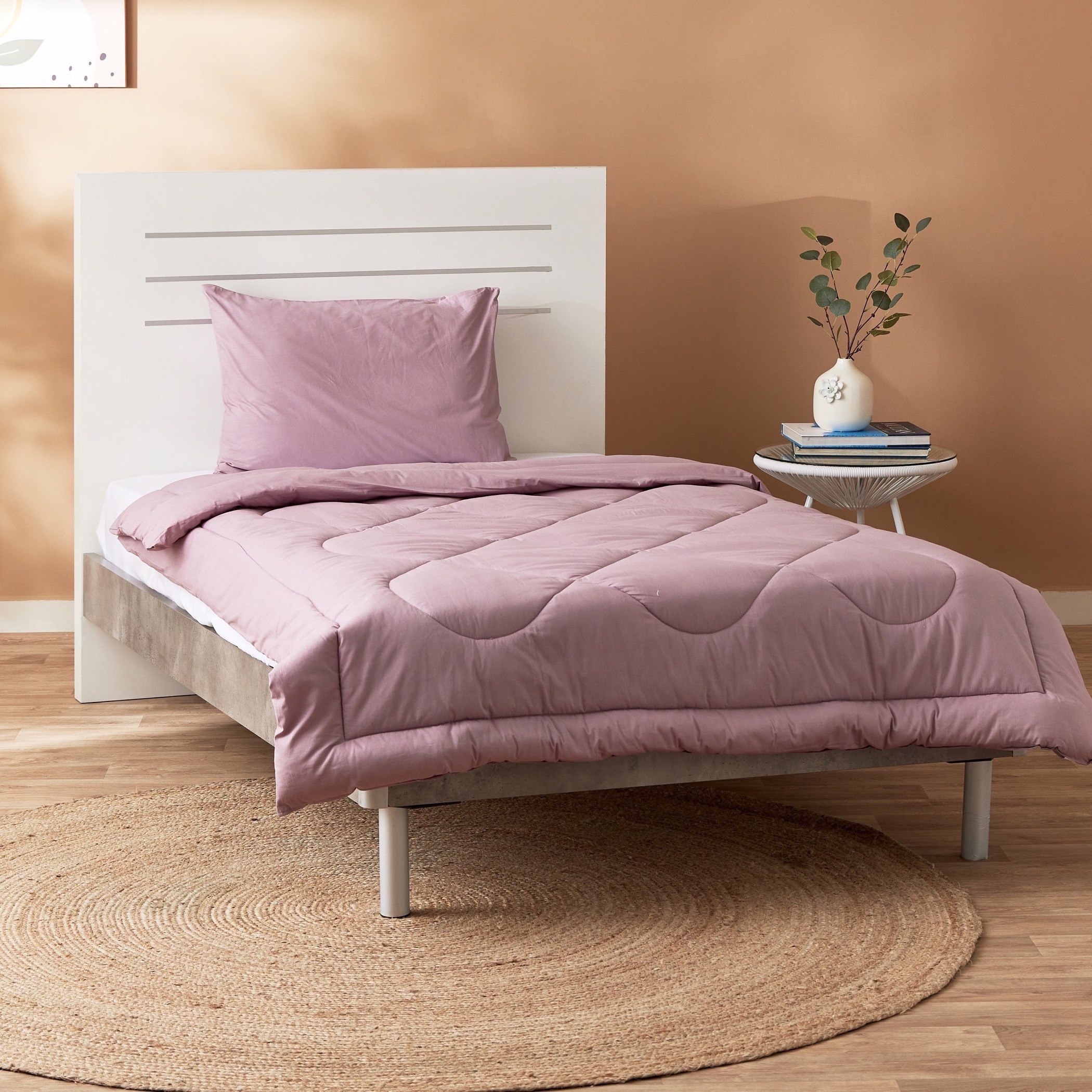 طقم لحاف قطن مزدوج سادة قطعتين من ويلينجتون - 160x220 سم-PROMO_HB_AE_B1G1_250925-image-1