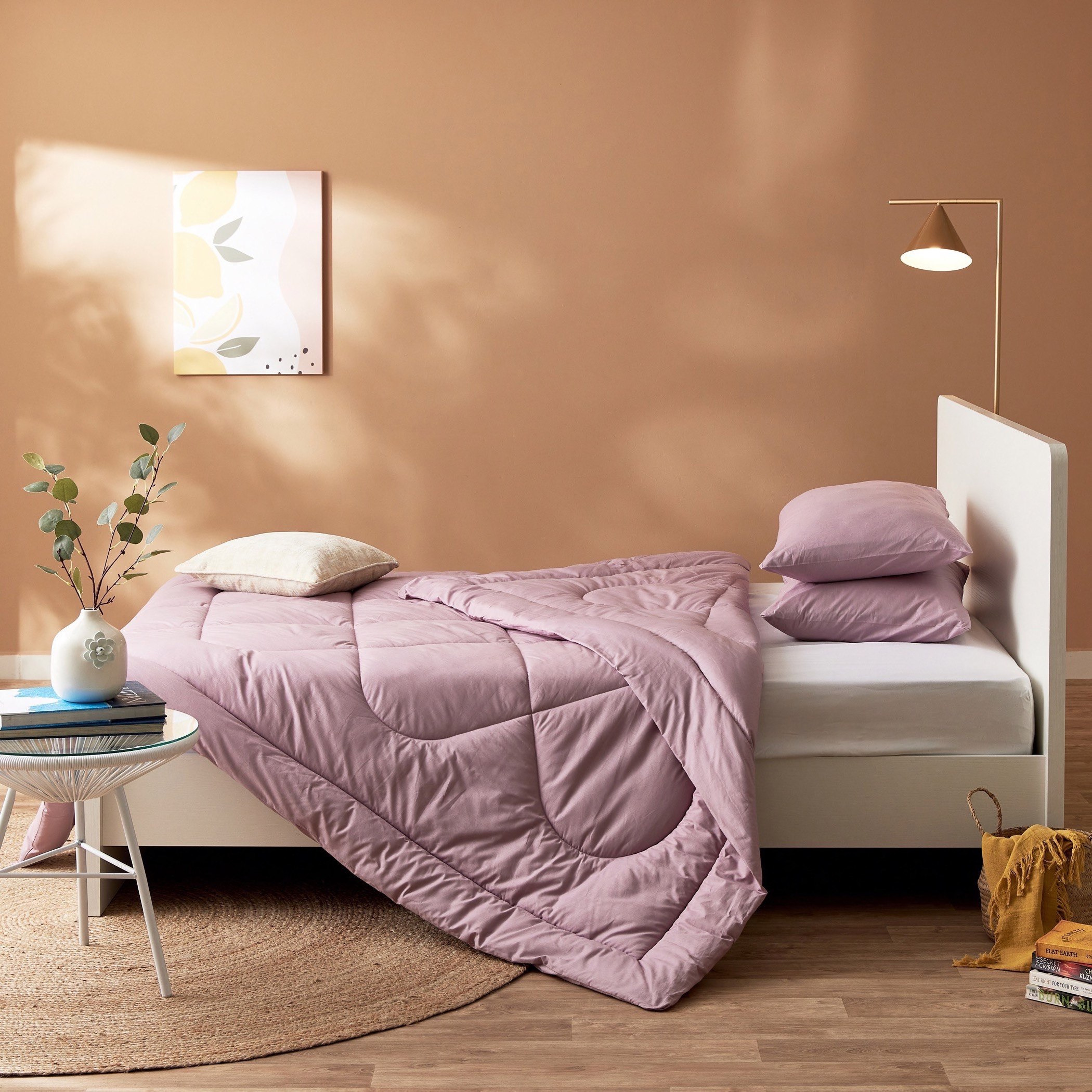 طقم لحاف كوين قطن سادة 3 قطع من ويلينجتون - 200x240 سم-PROMO_HB_AE_B1G1_250925-image-6