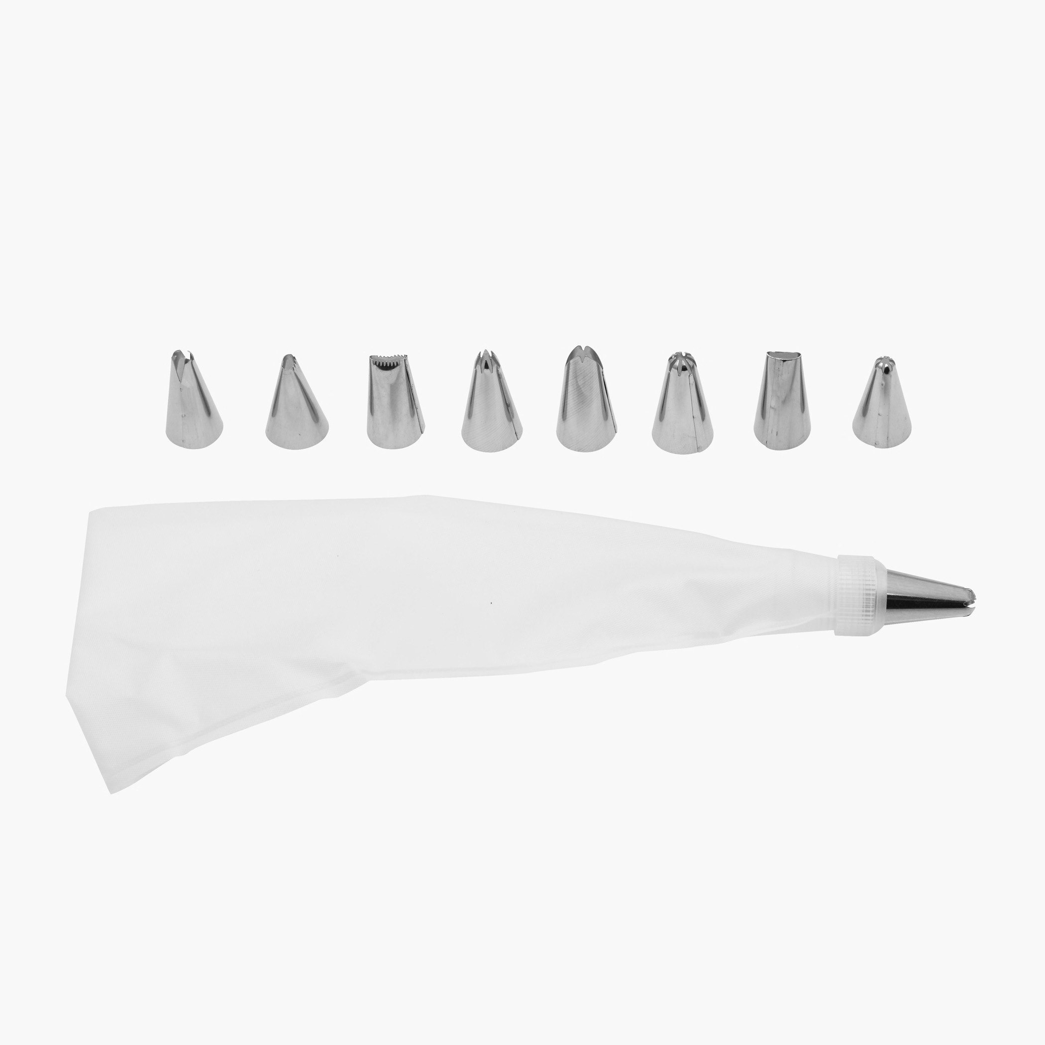 طقم فوهات تزيين الحلويات 8 قطع مع كيس من بيكولوجي-hbxkitchen-bakeware-image-4