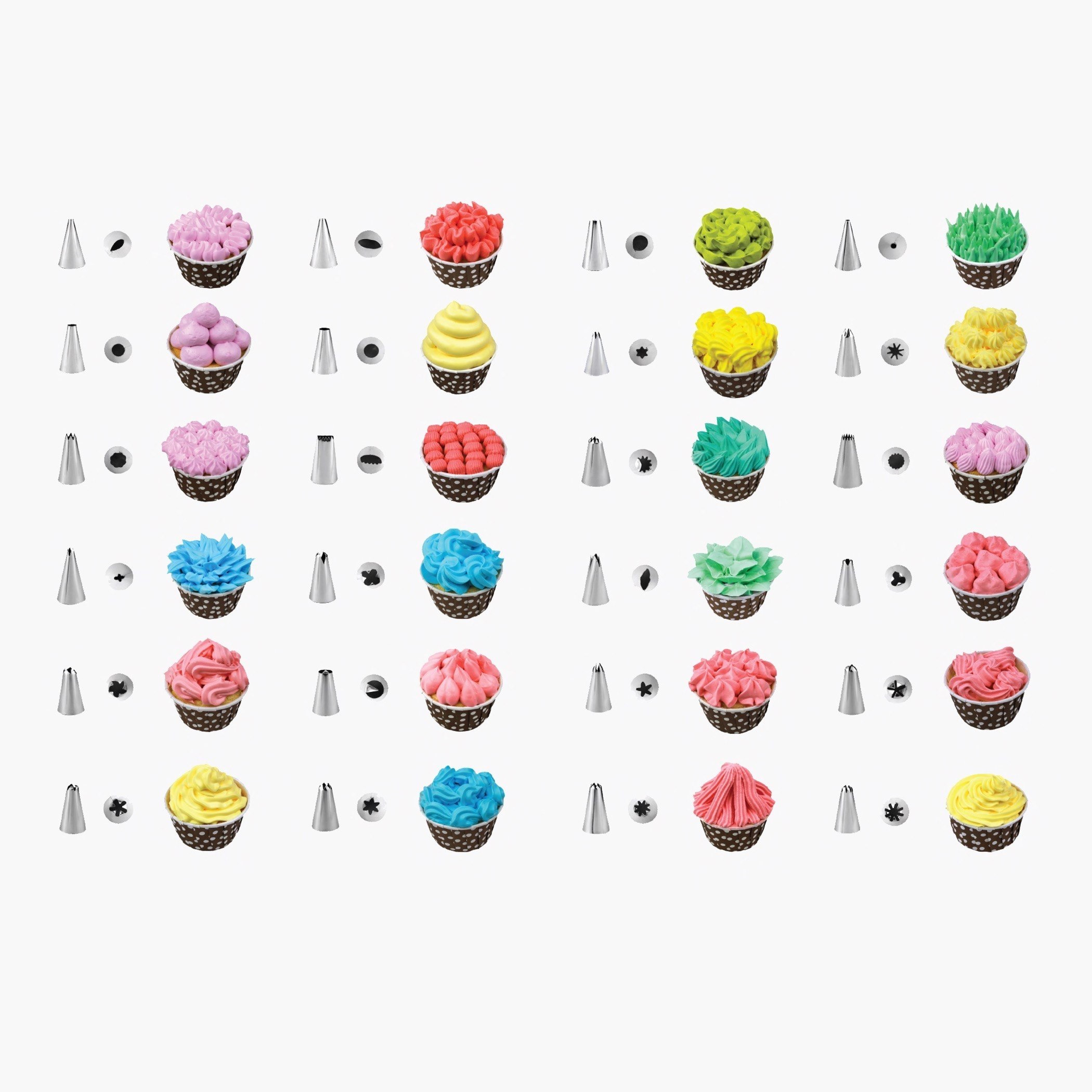 طقم تزيين كعك من بيكولوجي - 46 قطعة-hbxkitchen-bakeware-image-6