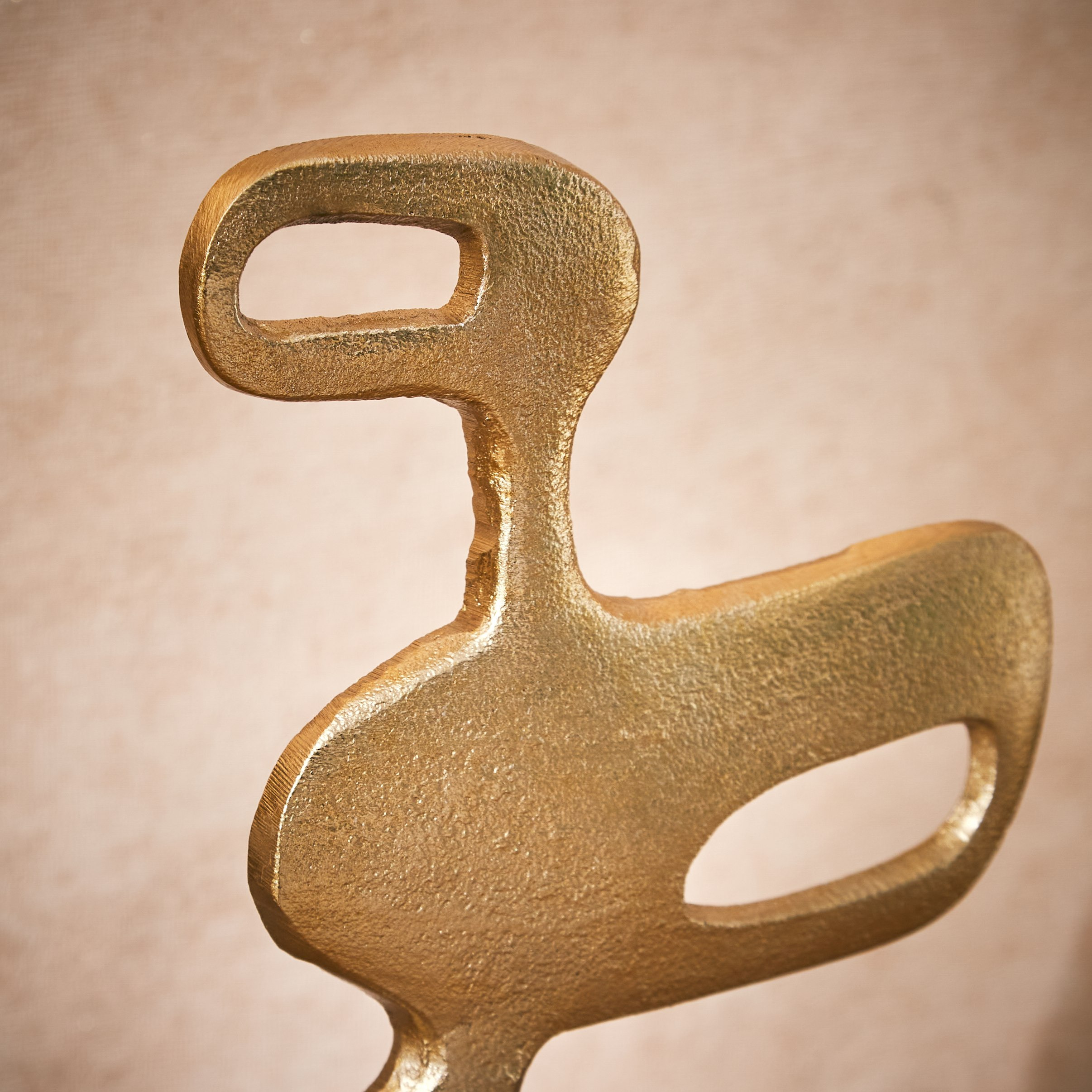 Zoya Metal Abstract Modern Sculpture - 20x10x41 cm-hbxhomeware-homedecor-figurinesandornaments-image-2