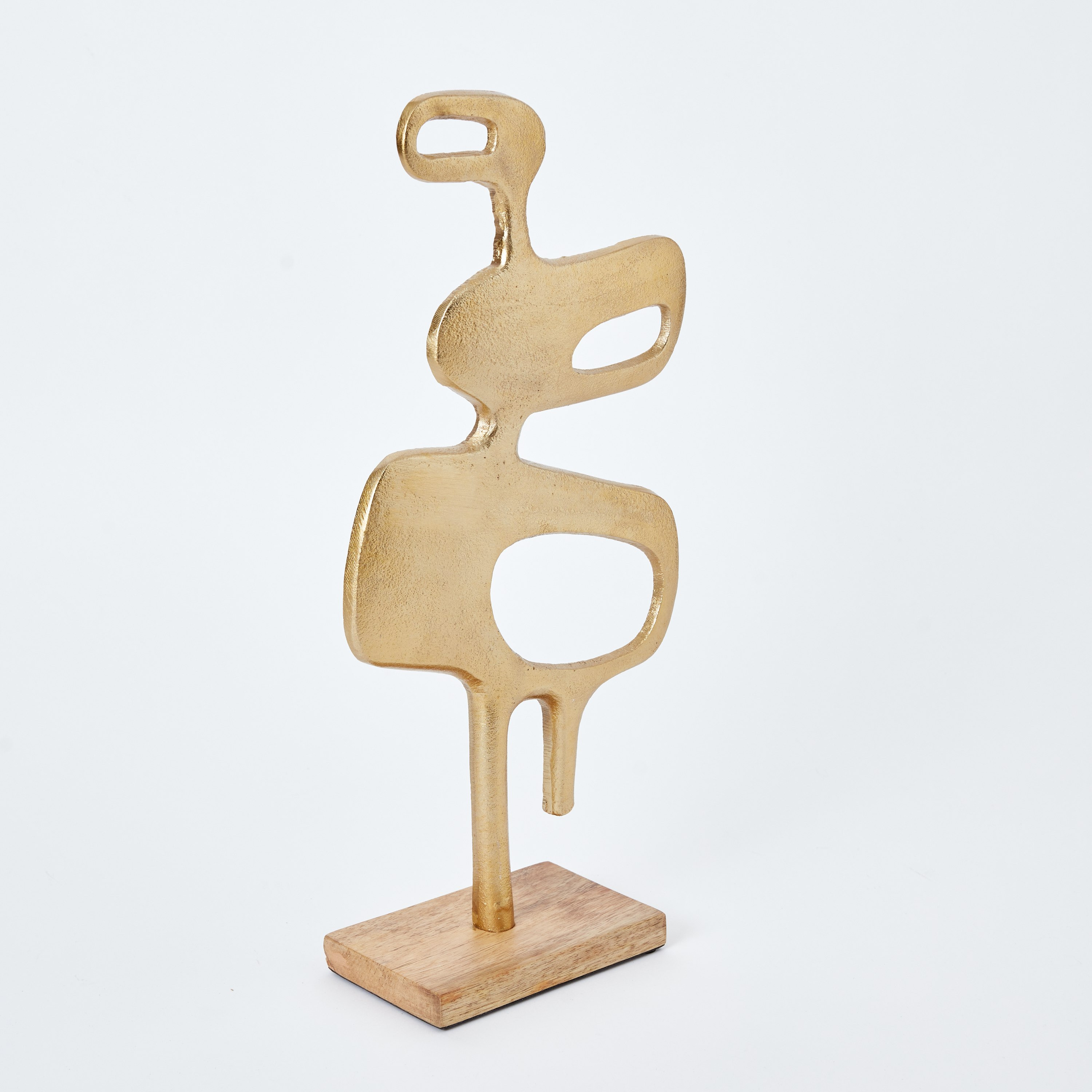 Zoya Metal Abstract Modern Sculpture - 20x10x41 cm-hbxhomeware-homedecor-figurinesandornaments-image-5
