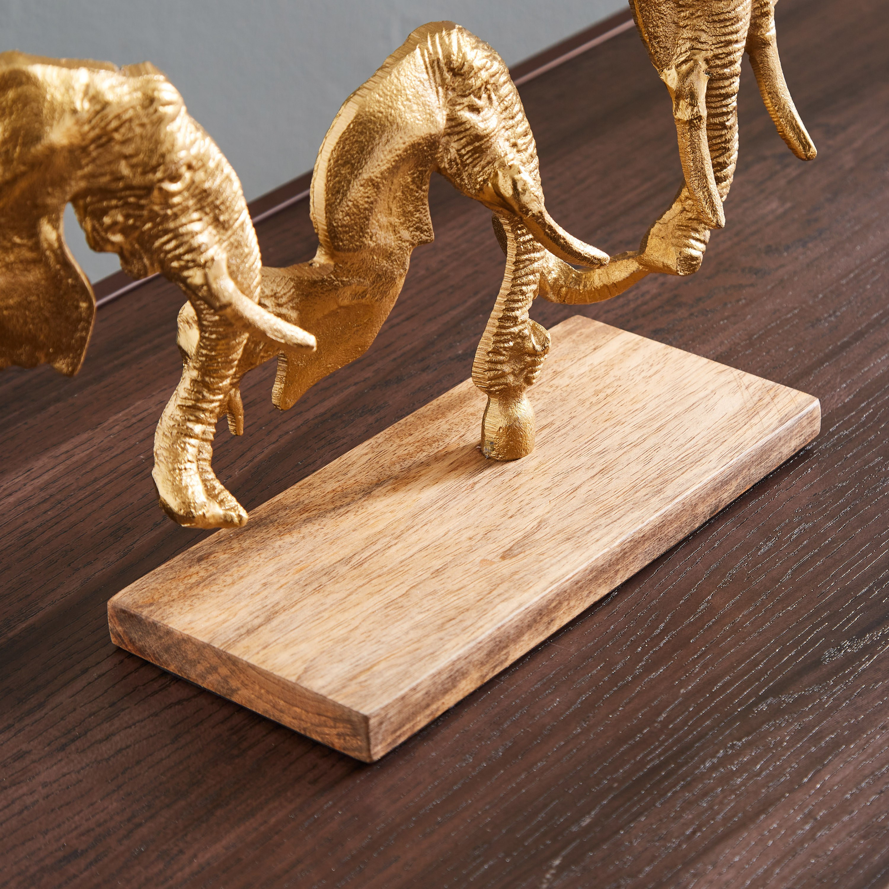 منحوتة ديكور فيل معدني بتصميم تجريدي من زويا - 36x12x22 سم-hbxhomeware-homedecor-figurinesandornaments-image-3