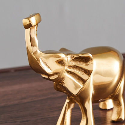 Zoya Metal Elephant Figurine - 19x7x16 cms