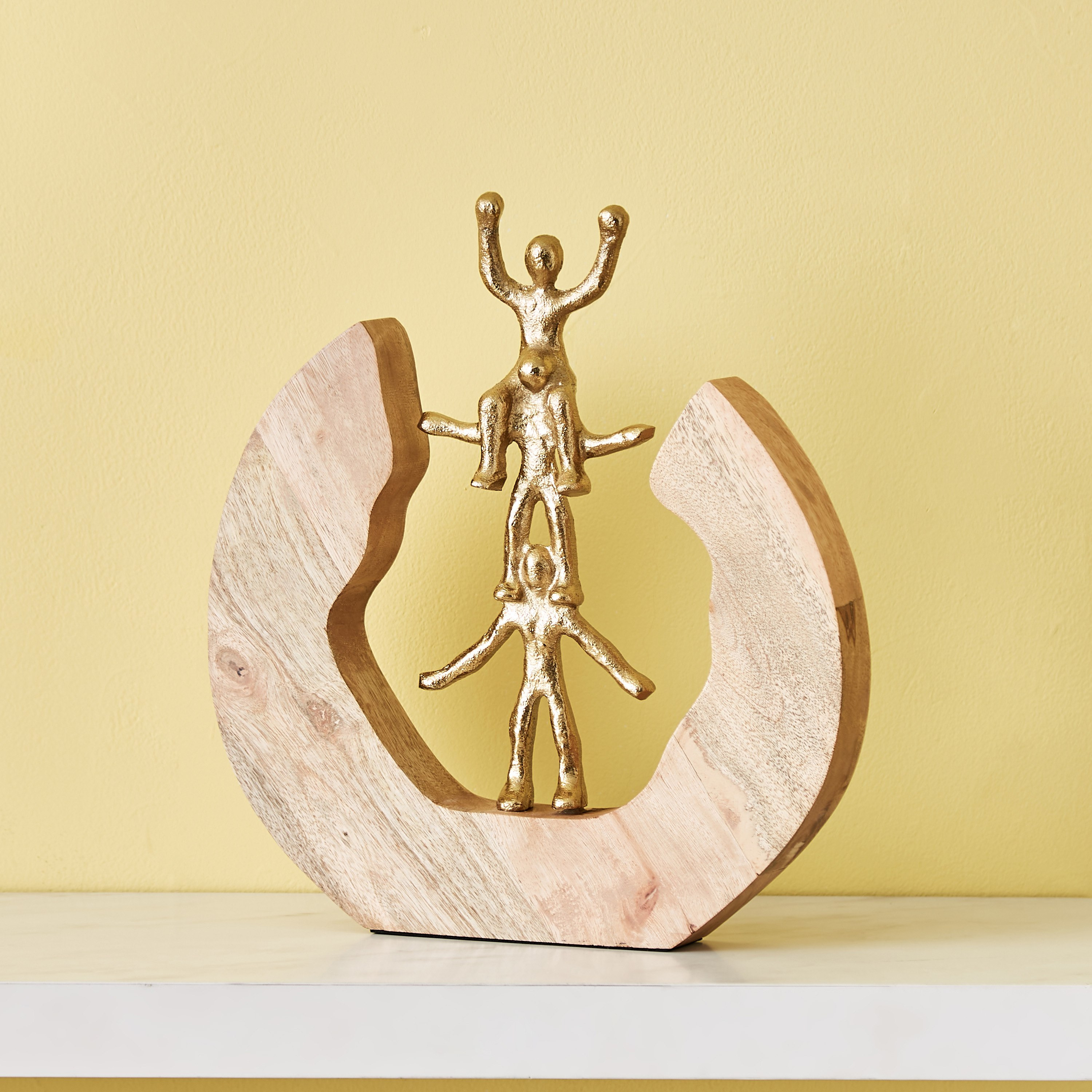 منحوتة ديكور معدنية من زويا - 25x6x30 سم-hbxhomeware-homedecor-figurinesandornaments-image-1