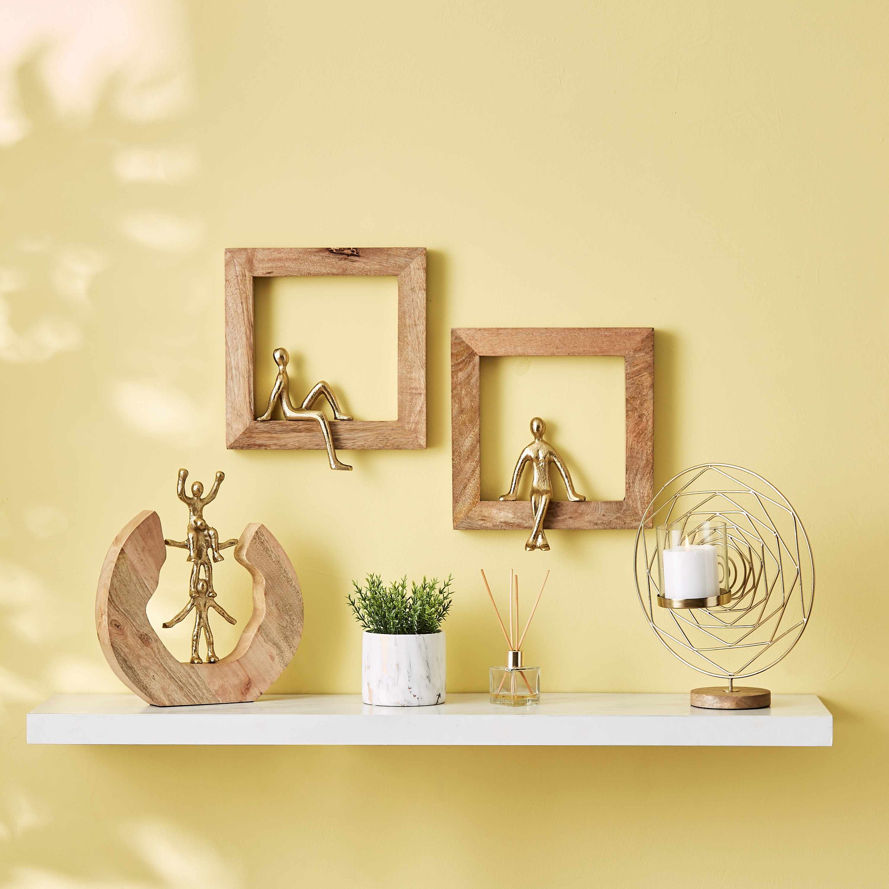 منحوتة ديكور معدنية من زويا - 25x6x30 سم-hbxhomeware-homedecor-figurinesandornaments-image-5