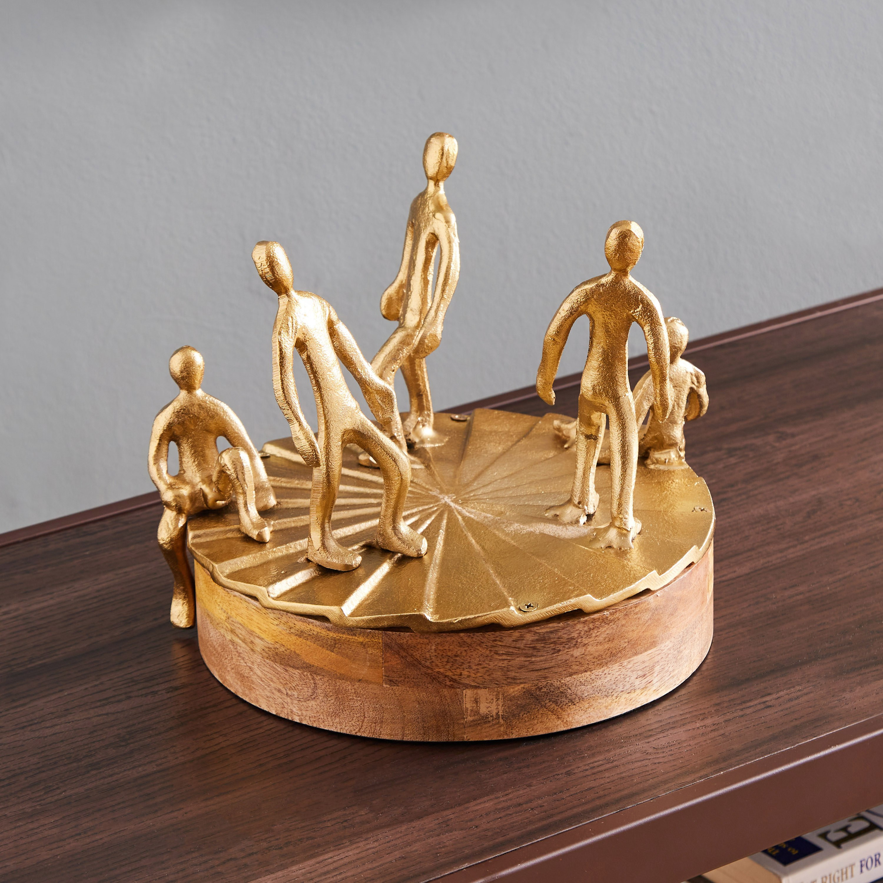 منحوتة ديكور معدنية من زويا - 24x22x26 سم-hbxhomeware-homedecor-figurinesandornaments-image-2