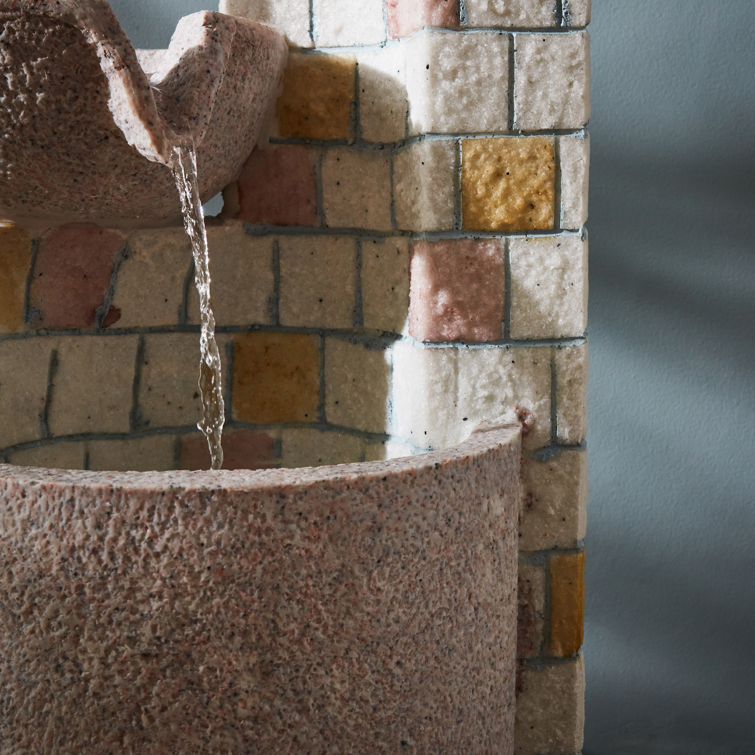 نافورة مياه حديقة خارجية كبيرة بإضاءة إل إي دي - 49x41x95 سم-hbxhomeware-gardenandoutdoor-outdoorfountain-image-5