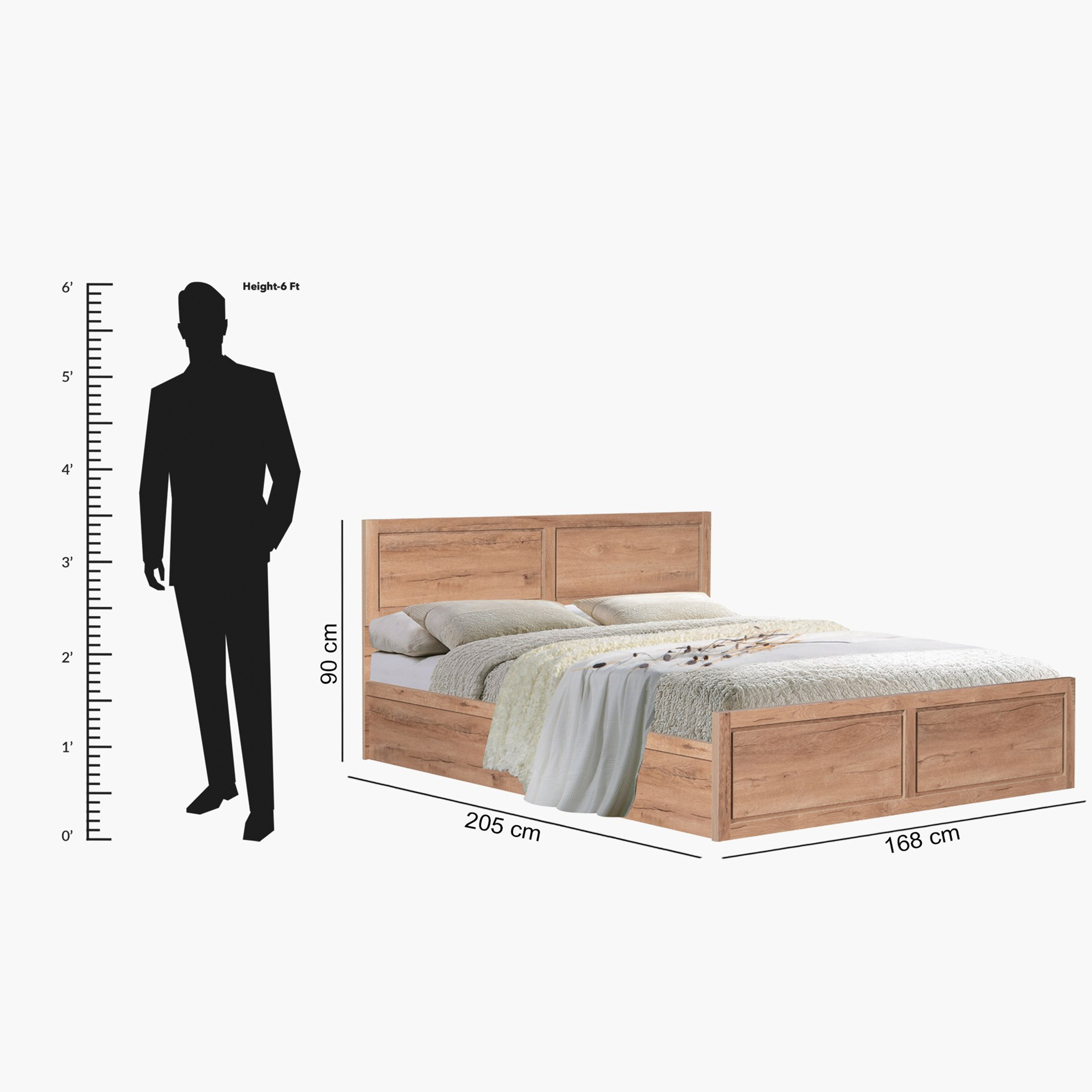 طقم غرفة نوم كوين 6 قطع - نيبتون من موڤو - 200x160 سم-hbxfurniture-bedsandbedsets-bedroomsets-queen-image-16