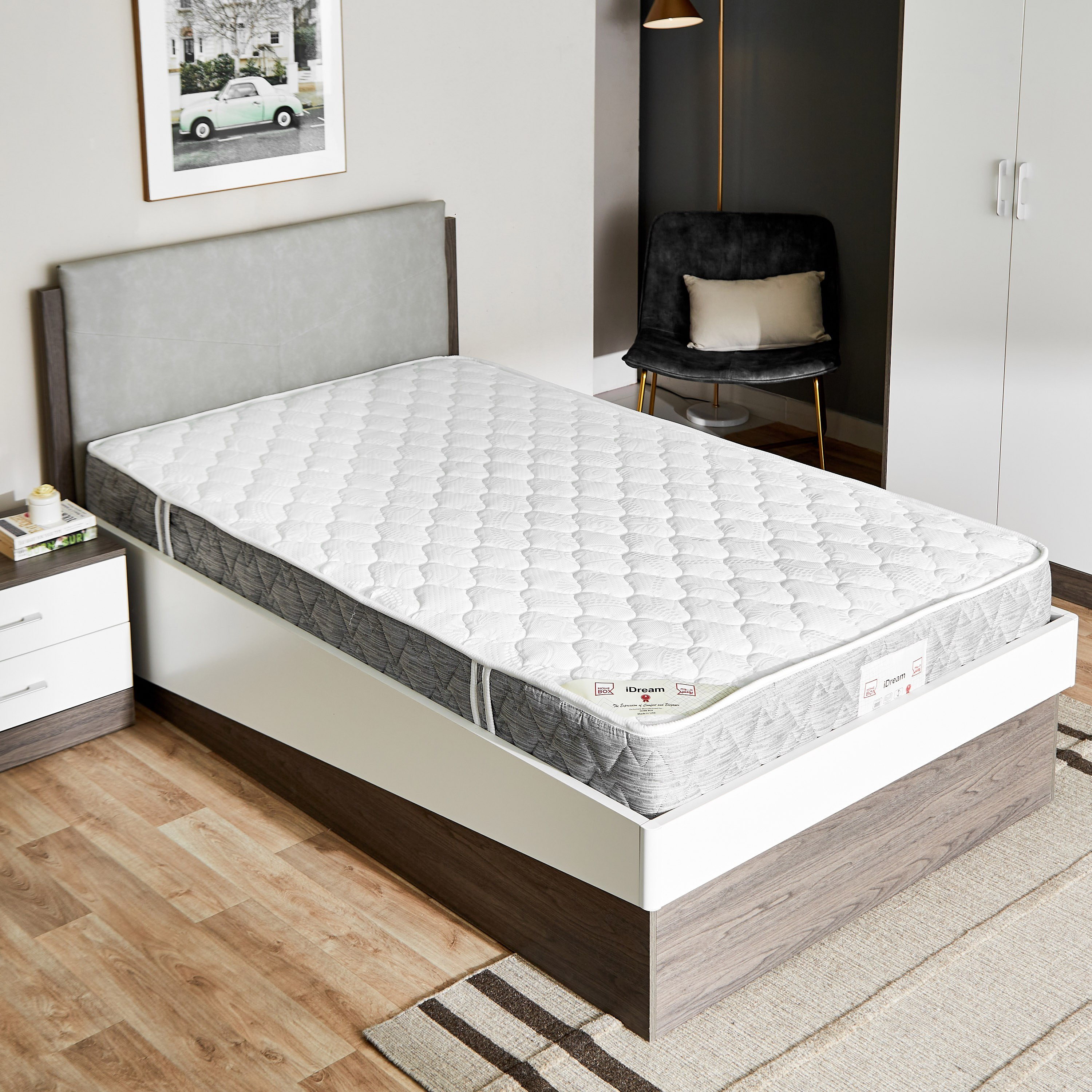 مرتبة توين متوسطة الصلابة بنوابض جيبية من سليب نيست آي دريم - 120x200x25 سم-hbxfurniture-mattresses-twin-image-2
