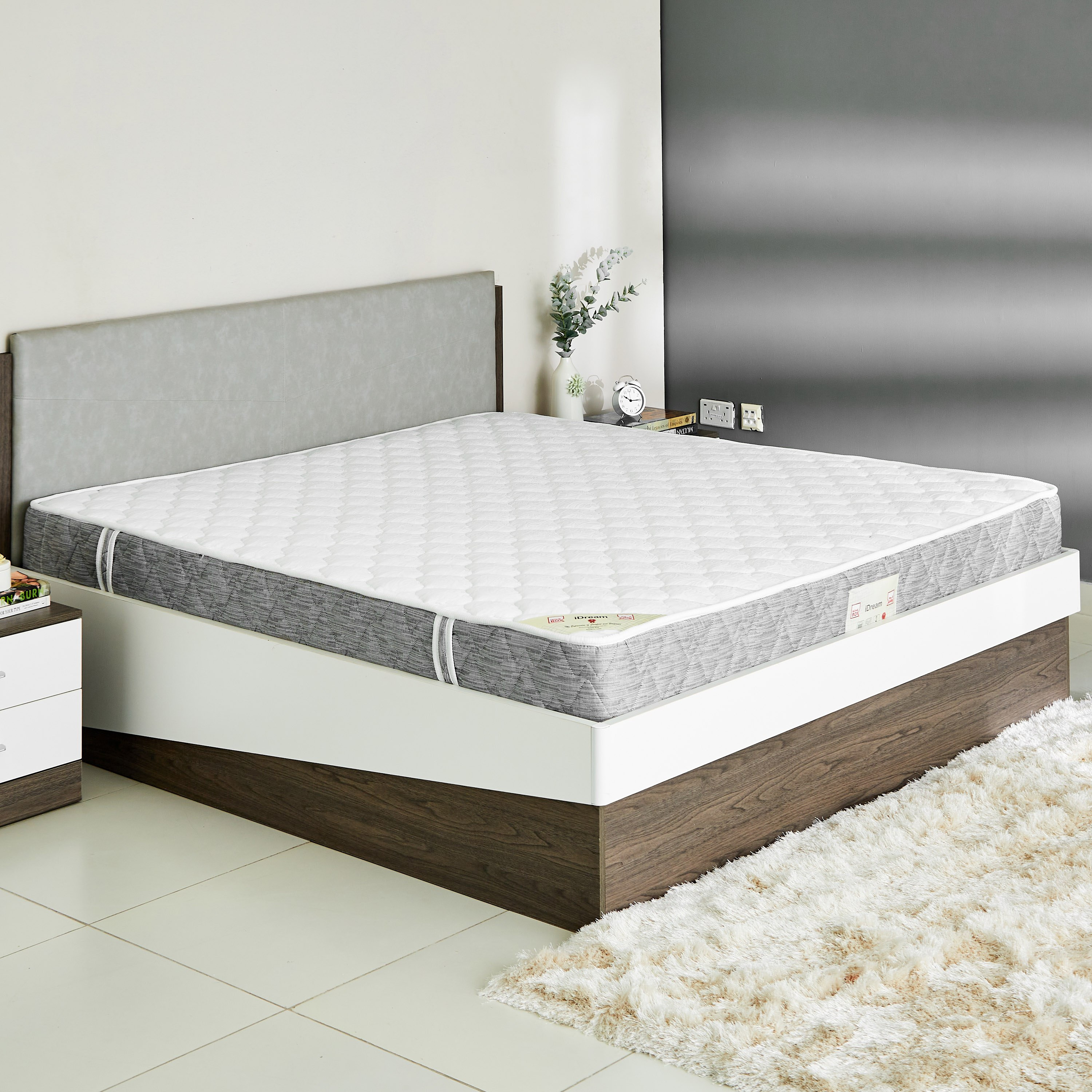 مرتبة كينج متوسطة الصلابة بنوابض جيبية من سليب نيست آي دريم - 180x200x25 سم-hbxfurniture-mattresses-king-image-2