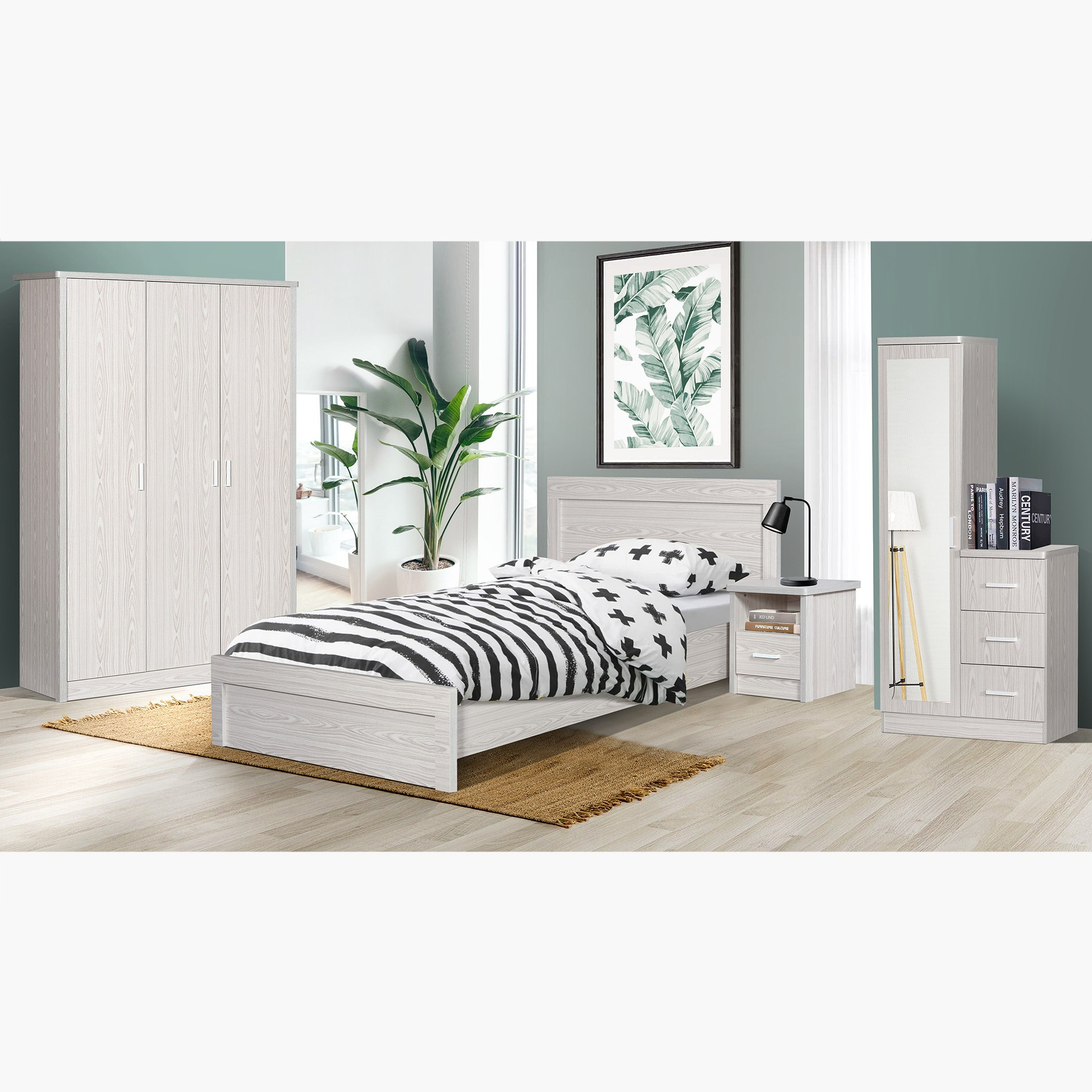 طاولة تزيين صغيرة دون مرآة بـ3 أدراج من فانكوفر-hbxfurniture-kidsroom-kidsdressersandmirrors-image-6