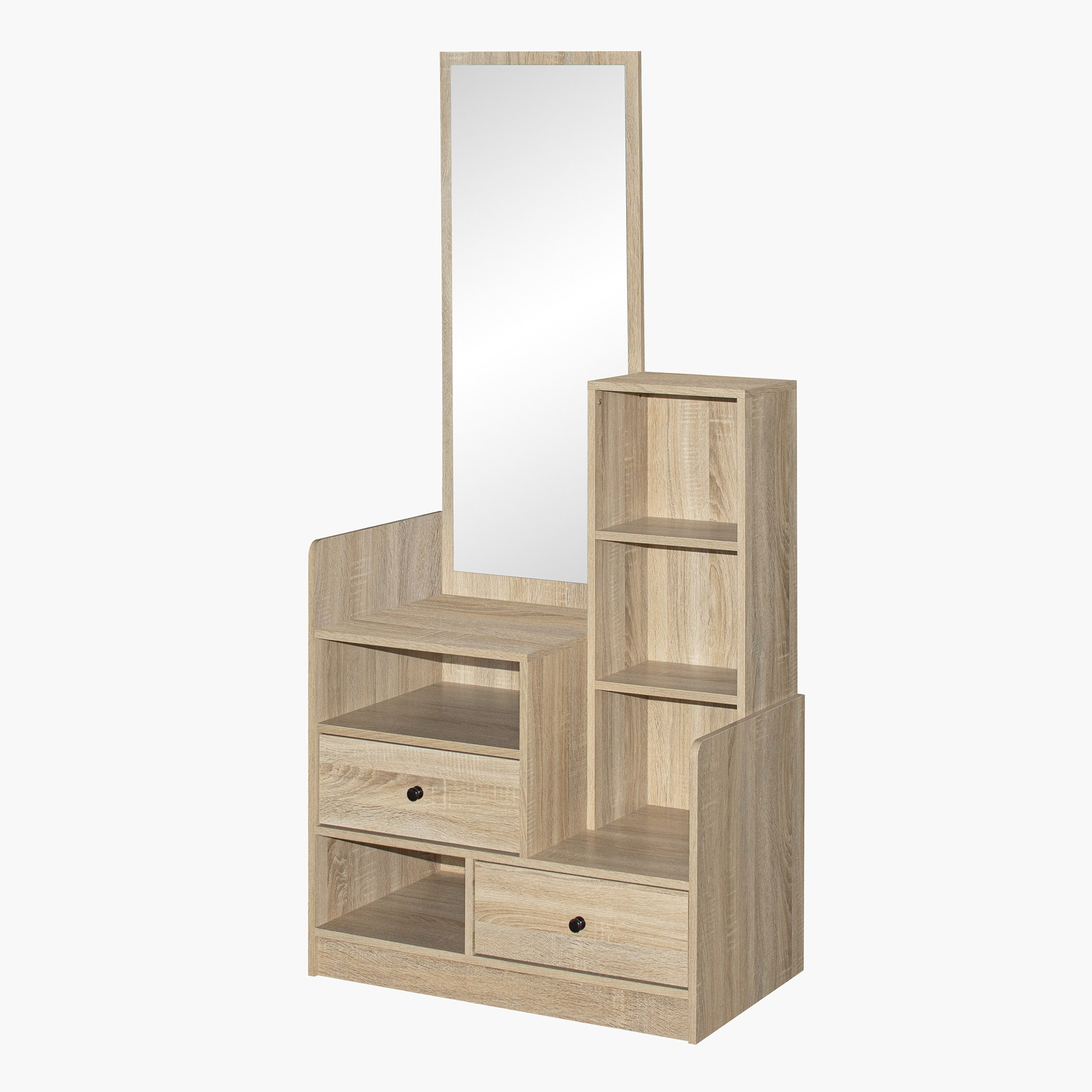 طاولة تزيين بدرجين ومرآة - آمبرلي من موڤو-hbxfurniture-kidsroom-kidsdressersandmirrors-image-1