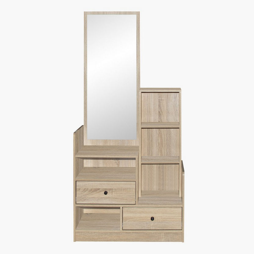 Amberley 2-Drawer Dresser with Mirror-Dressers and Mirrors-image-1