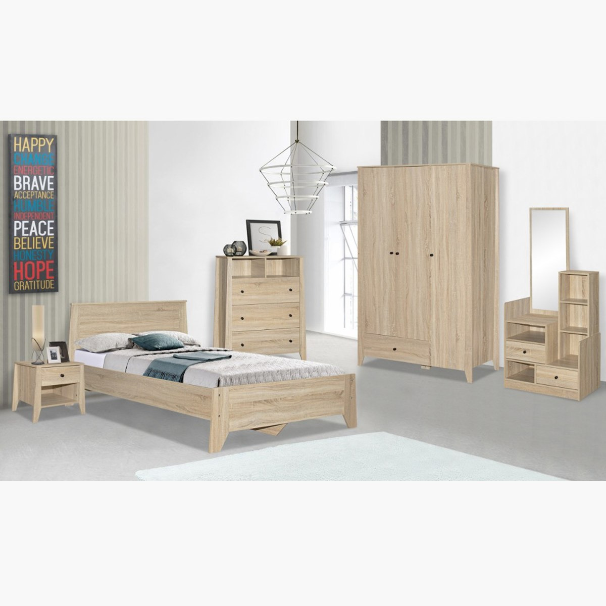 طاولة تزيين بدرجين ومرآة - آمبرلي من موڤو-hbxfurniture-kidsroom-kidsdressersandmirrors-image-4