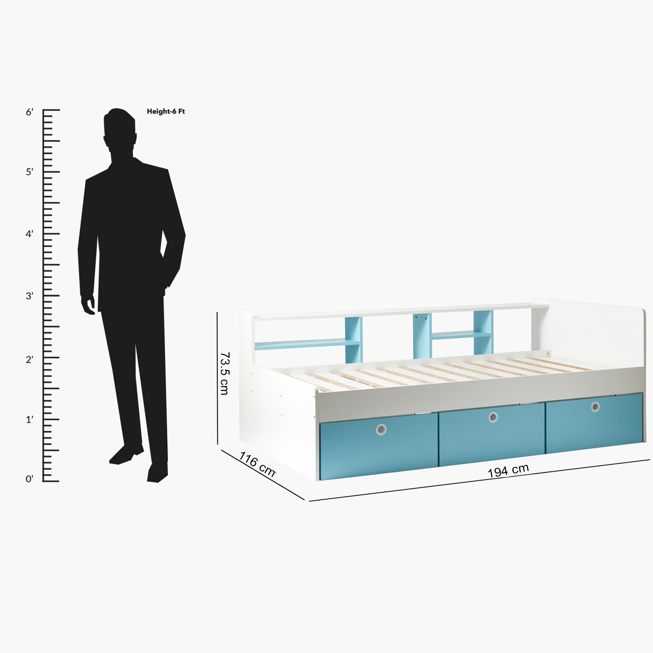 Elya Single Day Bed - 90x190 cm-hbxbedroom-bedsandbedsets-daybeds-image-12