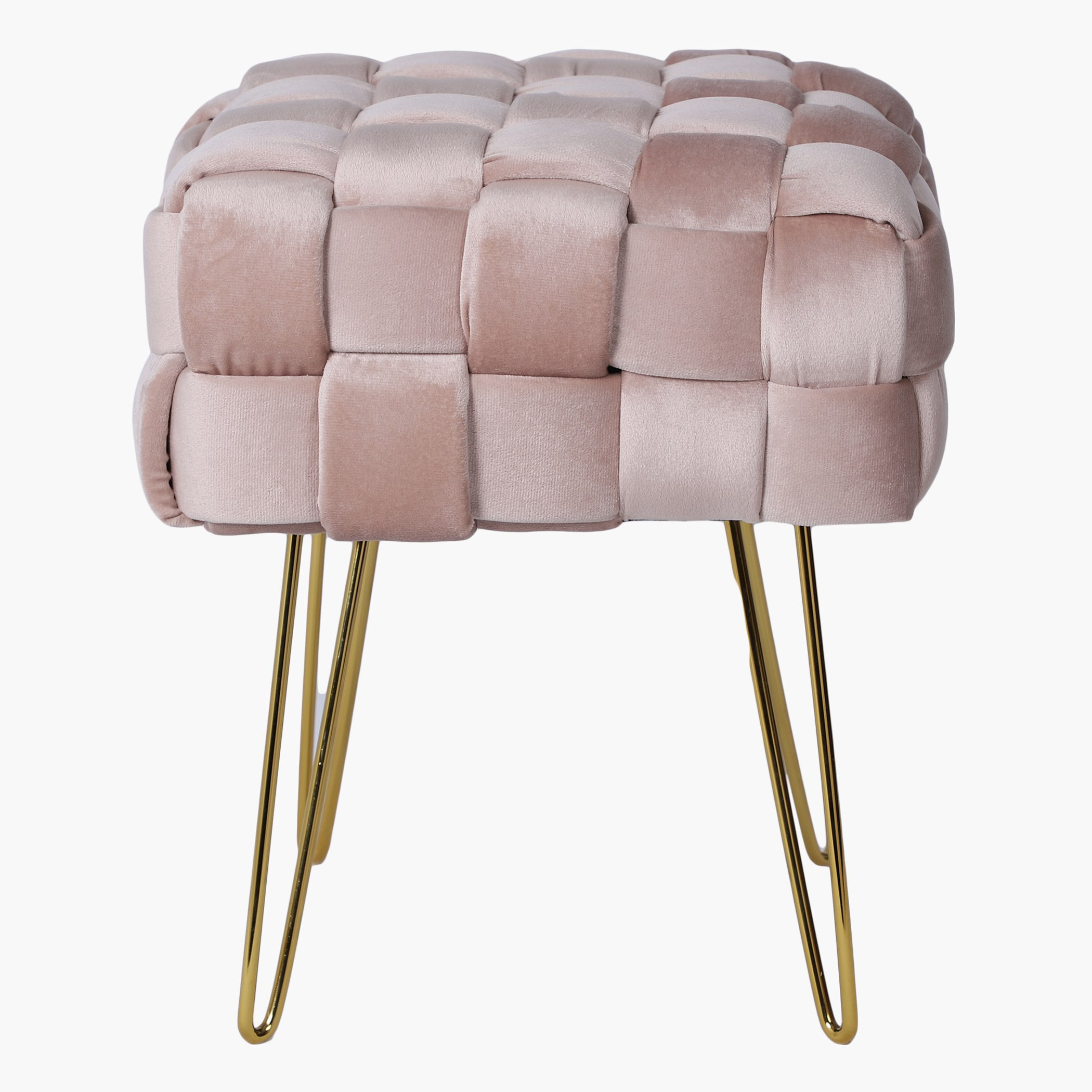 مقعد مخملي من دوريس - 38x38x44.5 سم-hbxlivingroom-sofasandarmchairs-ottomansandfootstools-image-6