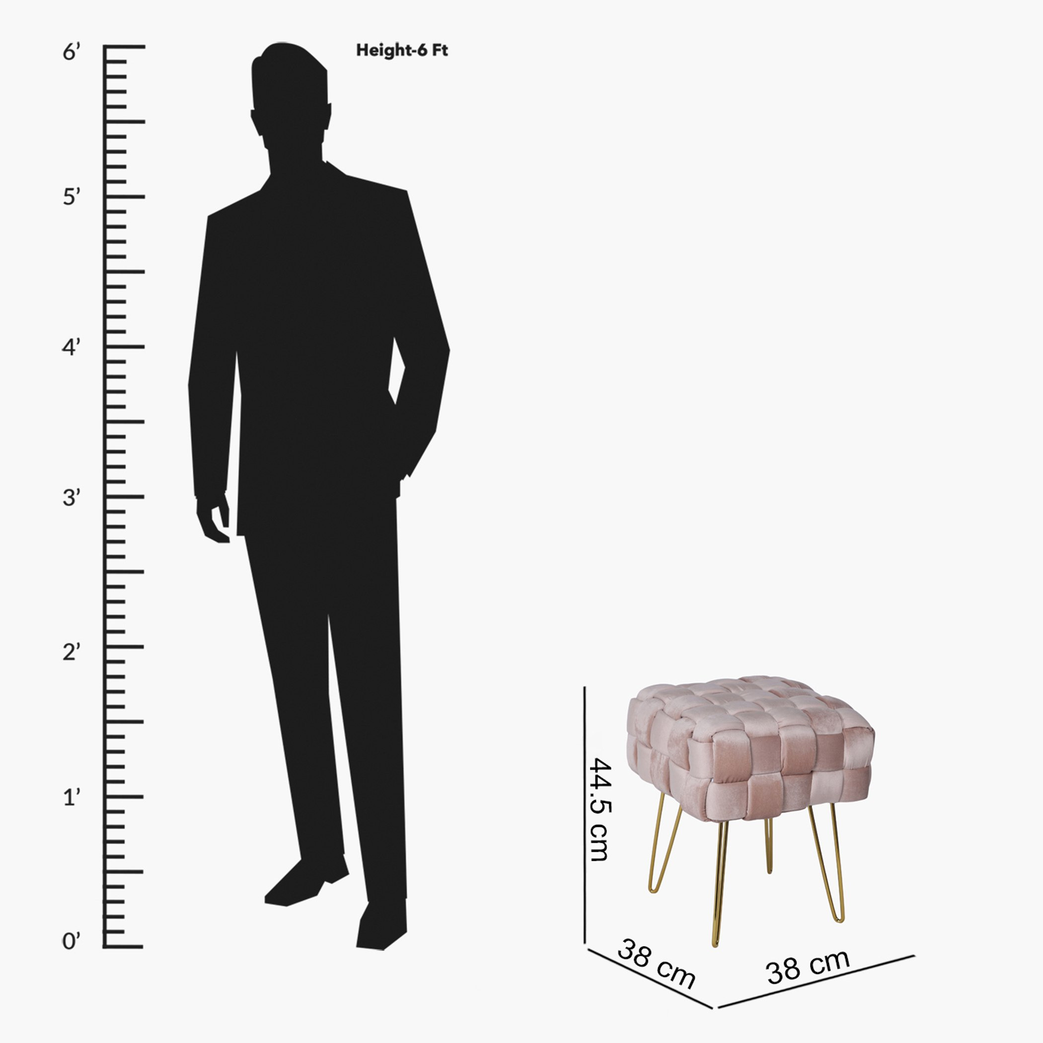 مقعد مخملي من دوريس - 38x38x44.5 سم-hbxlivingroom-sofasandarmchairs-ottomansandfootstools-image-9