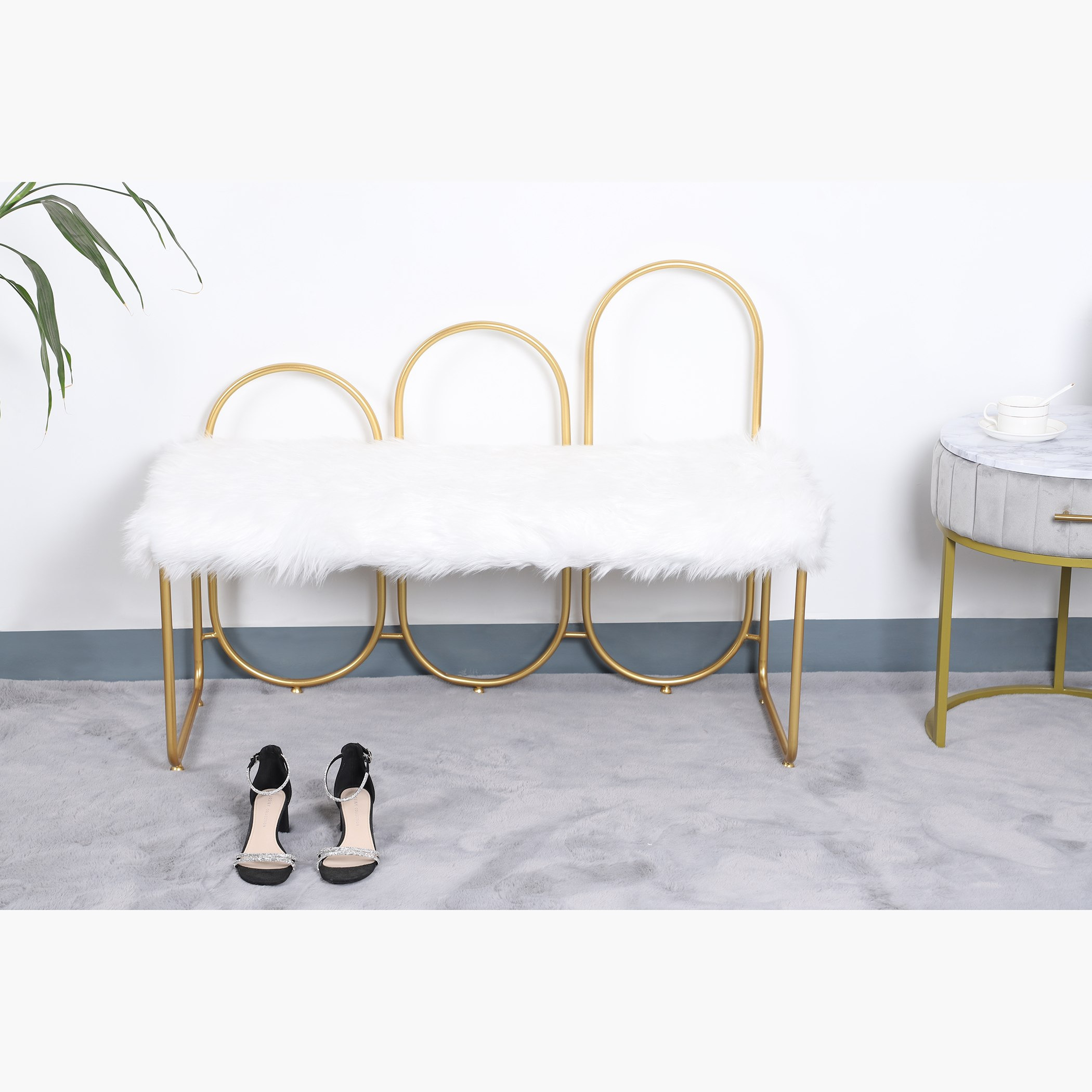 مقعد بنش من إلفي - 100x40x66 سم-hbxfurniture-sofasandarmchairs-benches-image-6
