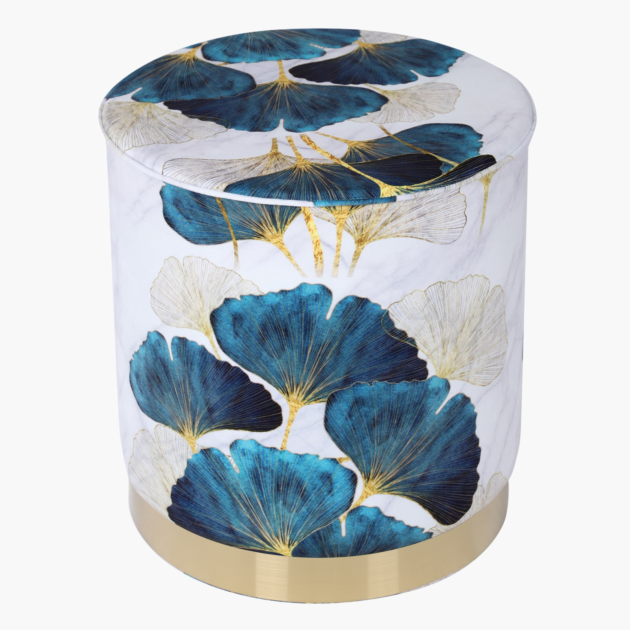 Linz Printed Ottoman - 40x40x44 cm-hbxlivingroom-sofasandarmchairs-ottomansandfootstools-image-2
