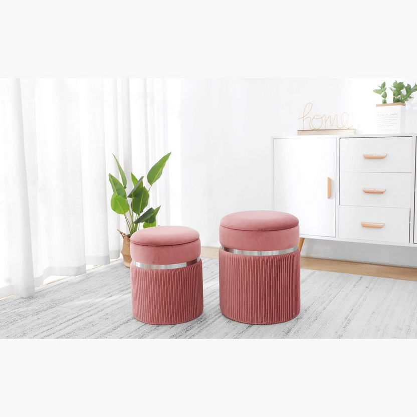 Rey 2-Piece Ottoman Set with Storage-Ottomans and Footstools-image-0